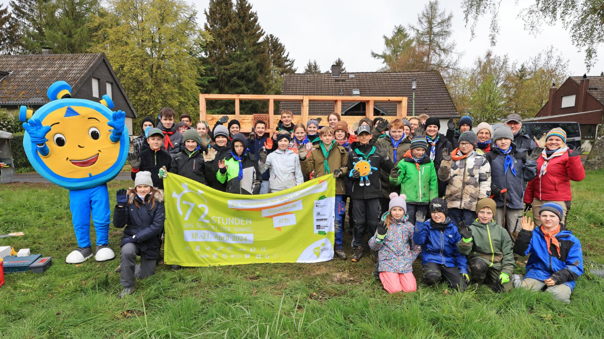 Auch in Vossenack haben sich Kinder und Jugendliche an der 72-Stunden-Aktion beteiligt.
