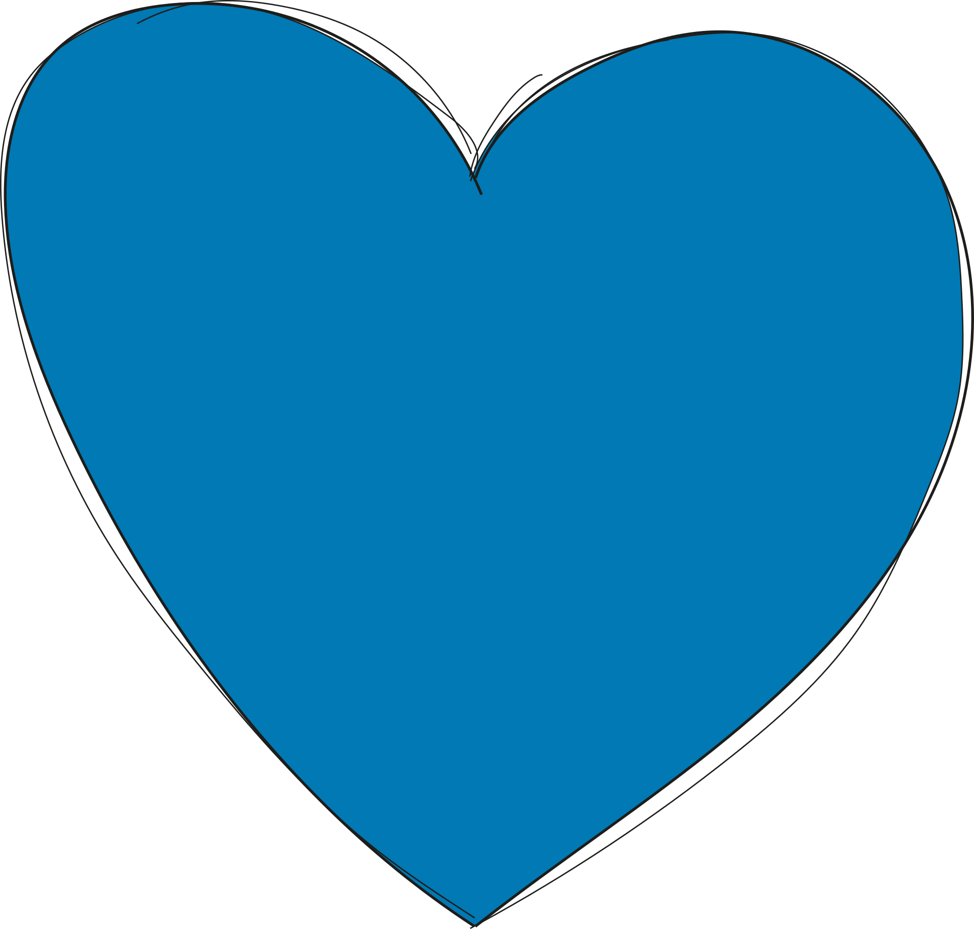 Herz blau (c) Pixabay