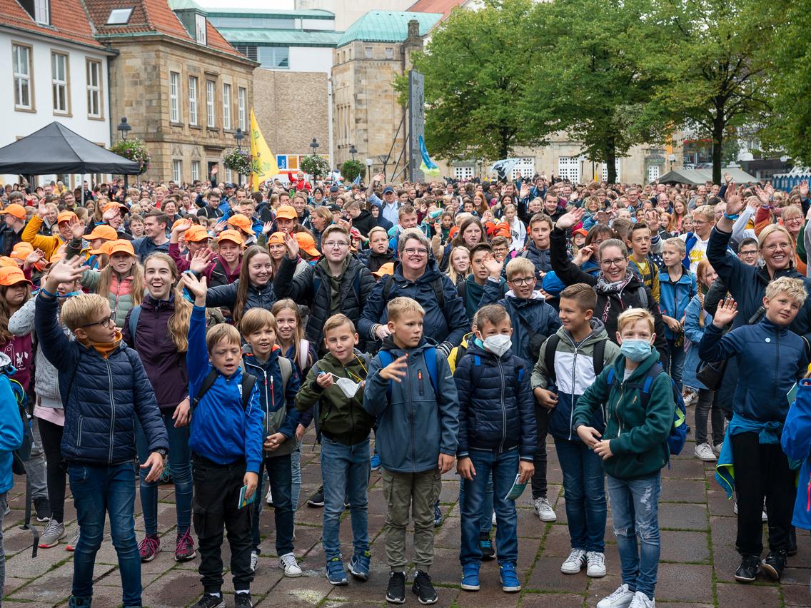 4.000 kamen zur Ministrantenwallfahrt (c) Bistum Osnabrück / Angela von Brill