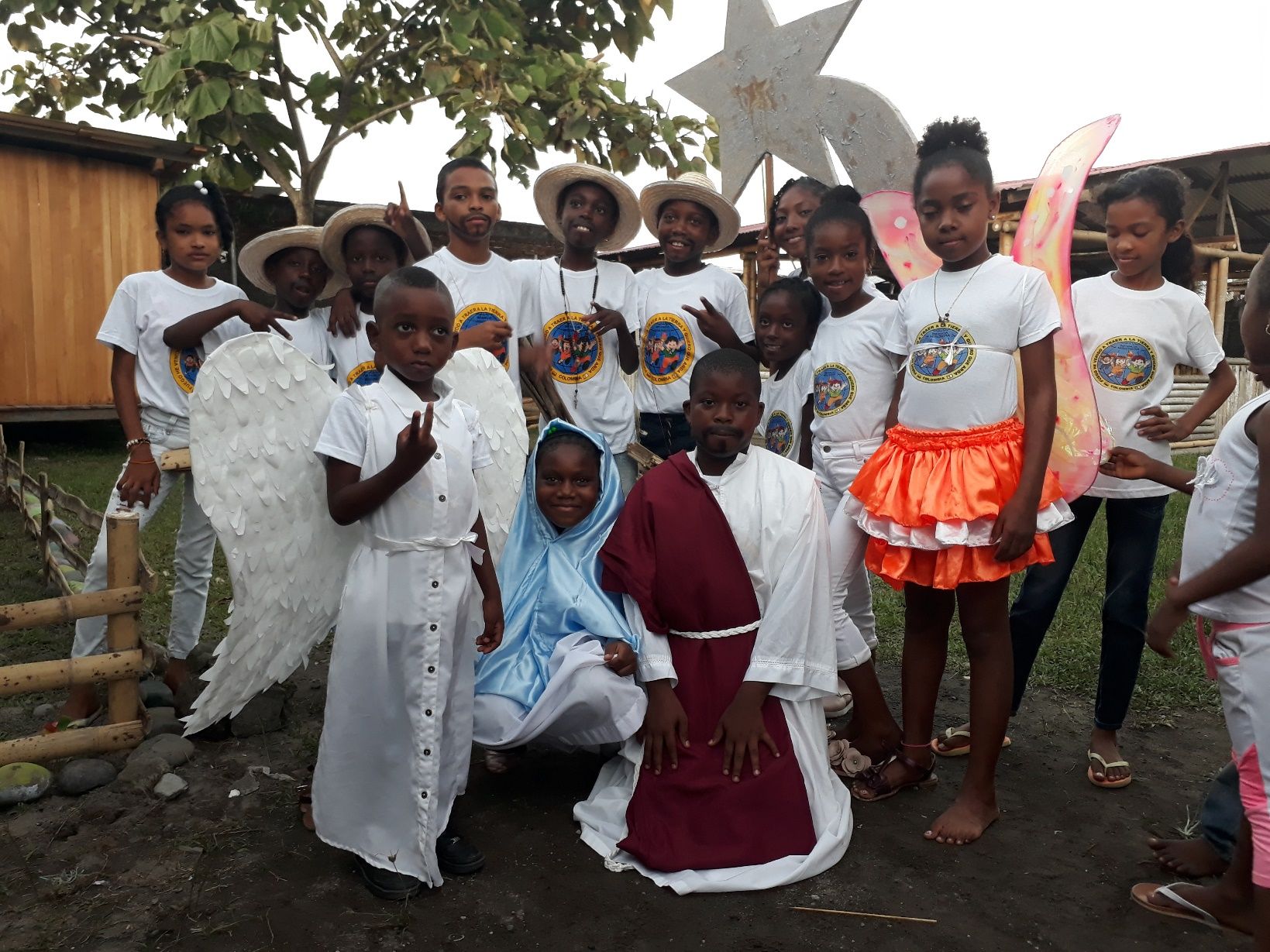 Krippenspielvorbereitung in Tumaco