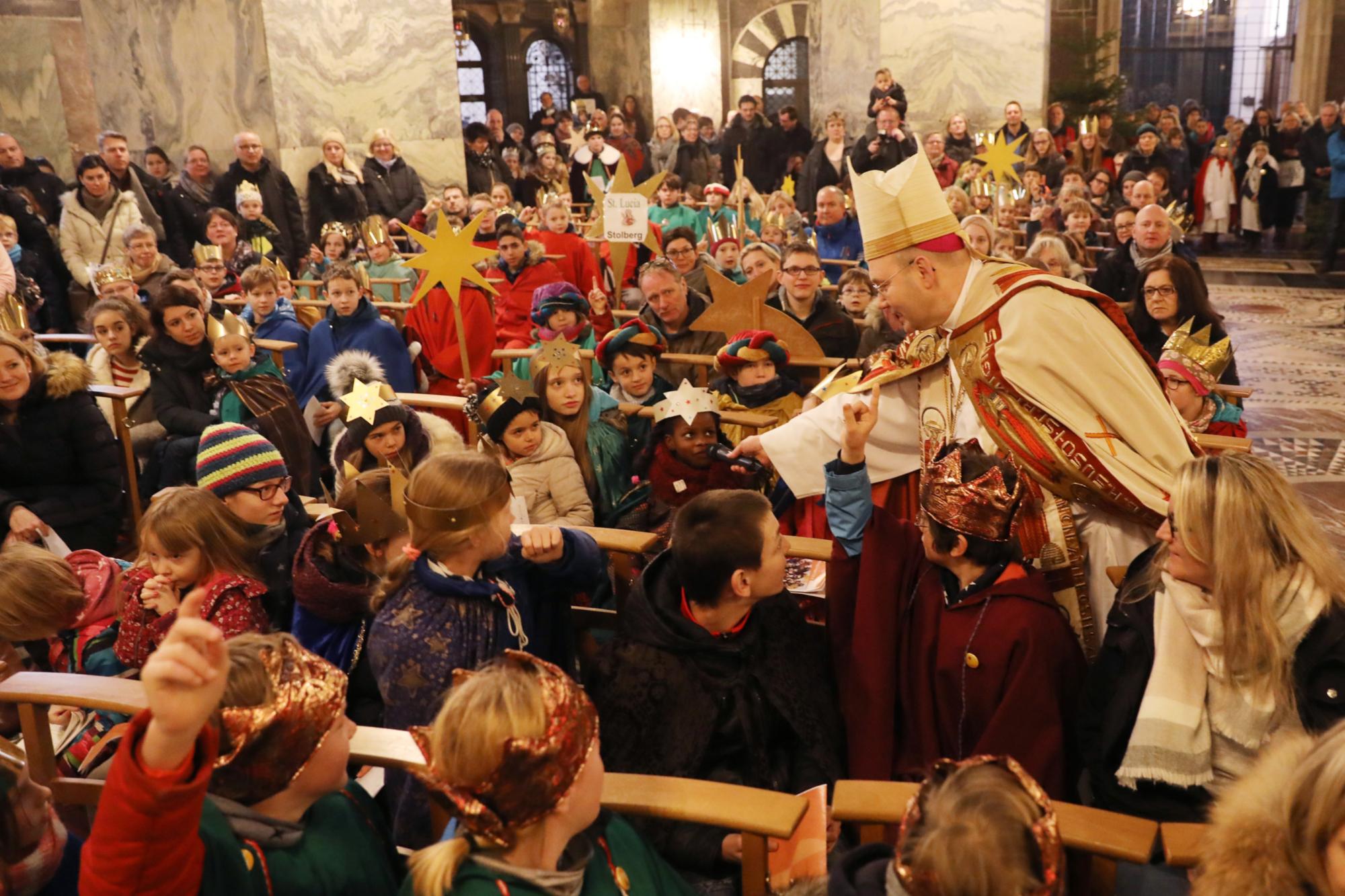 Aussendung der Sternsinger