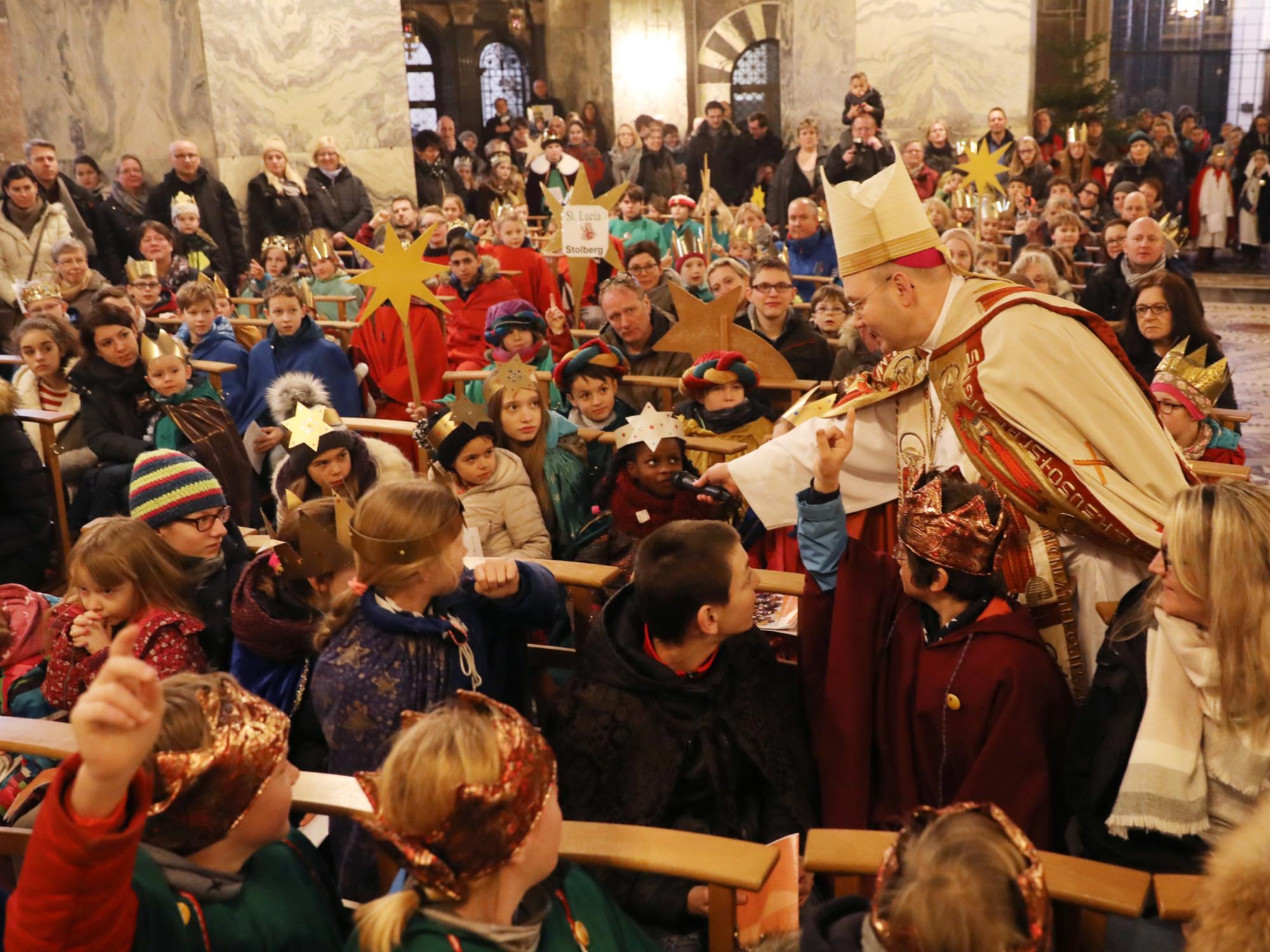 Aussendung der Sternsinger