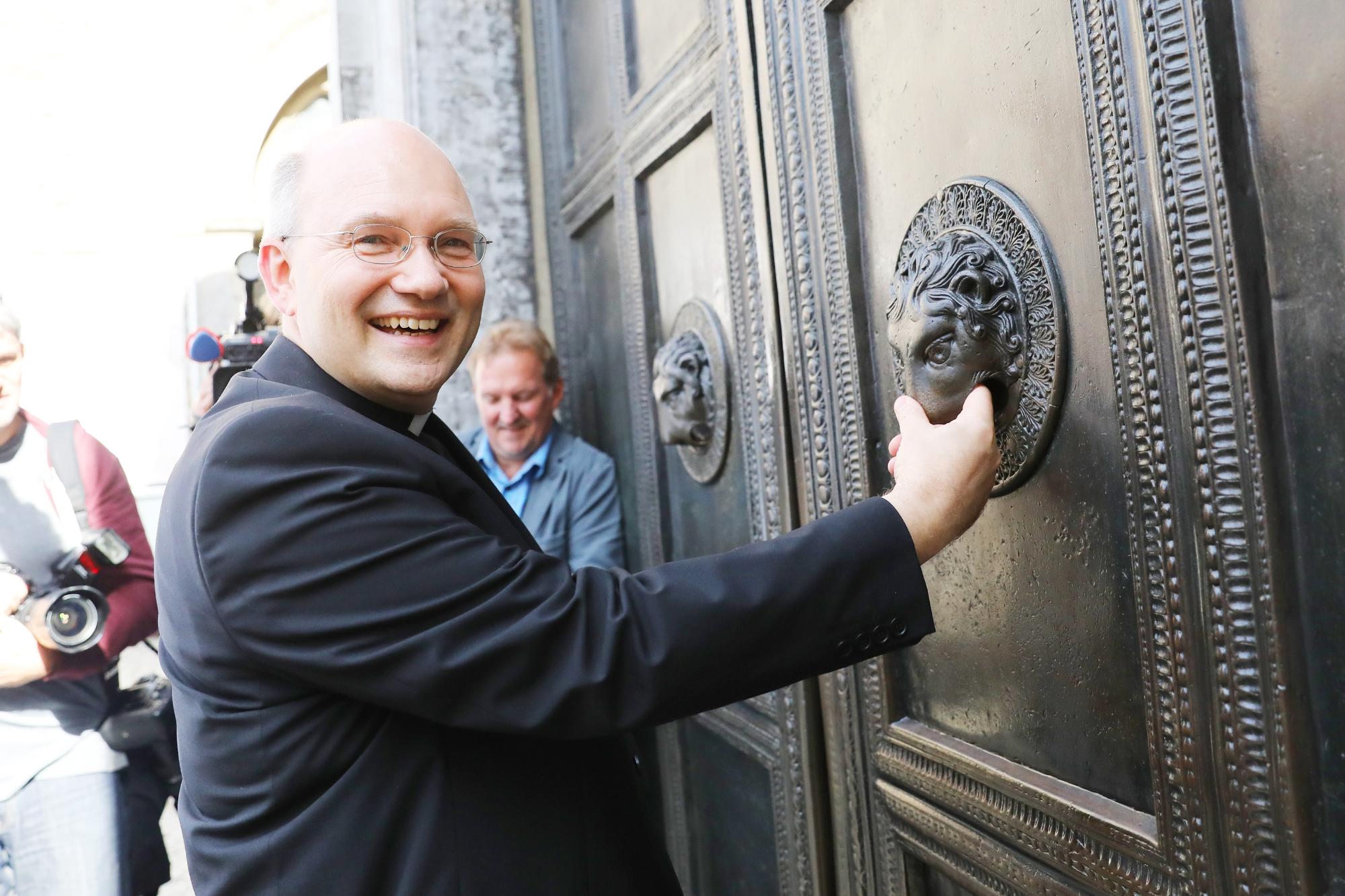 Bischof Dr. Helmut Dieser - Erster Besuch in Aachen, September 2016