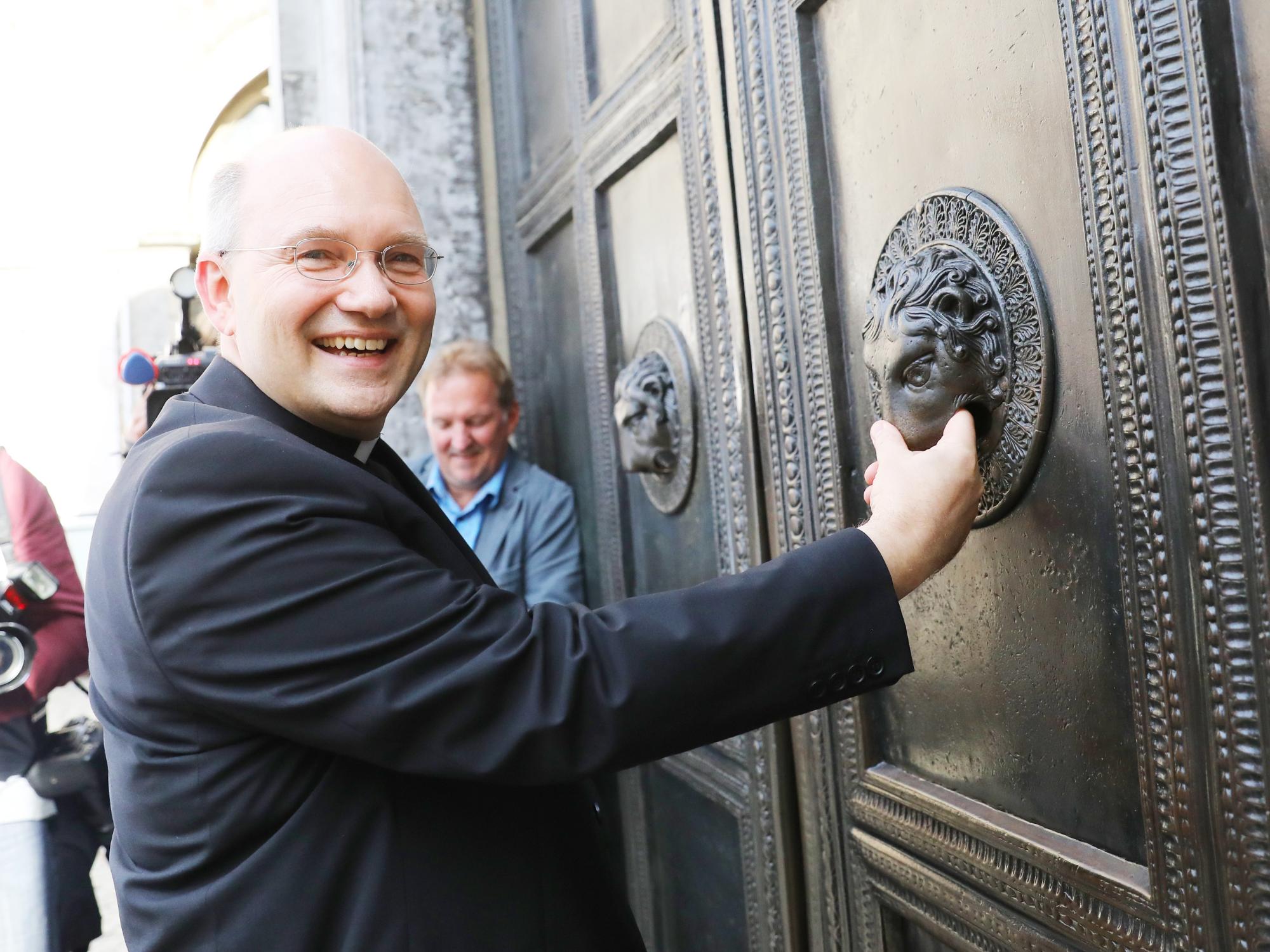 Bischof Dr. Helmut Dieser - Erster Besuch in Aachen, September 2016