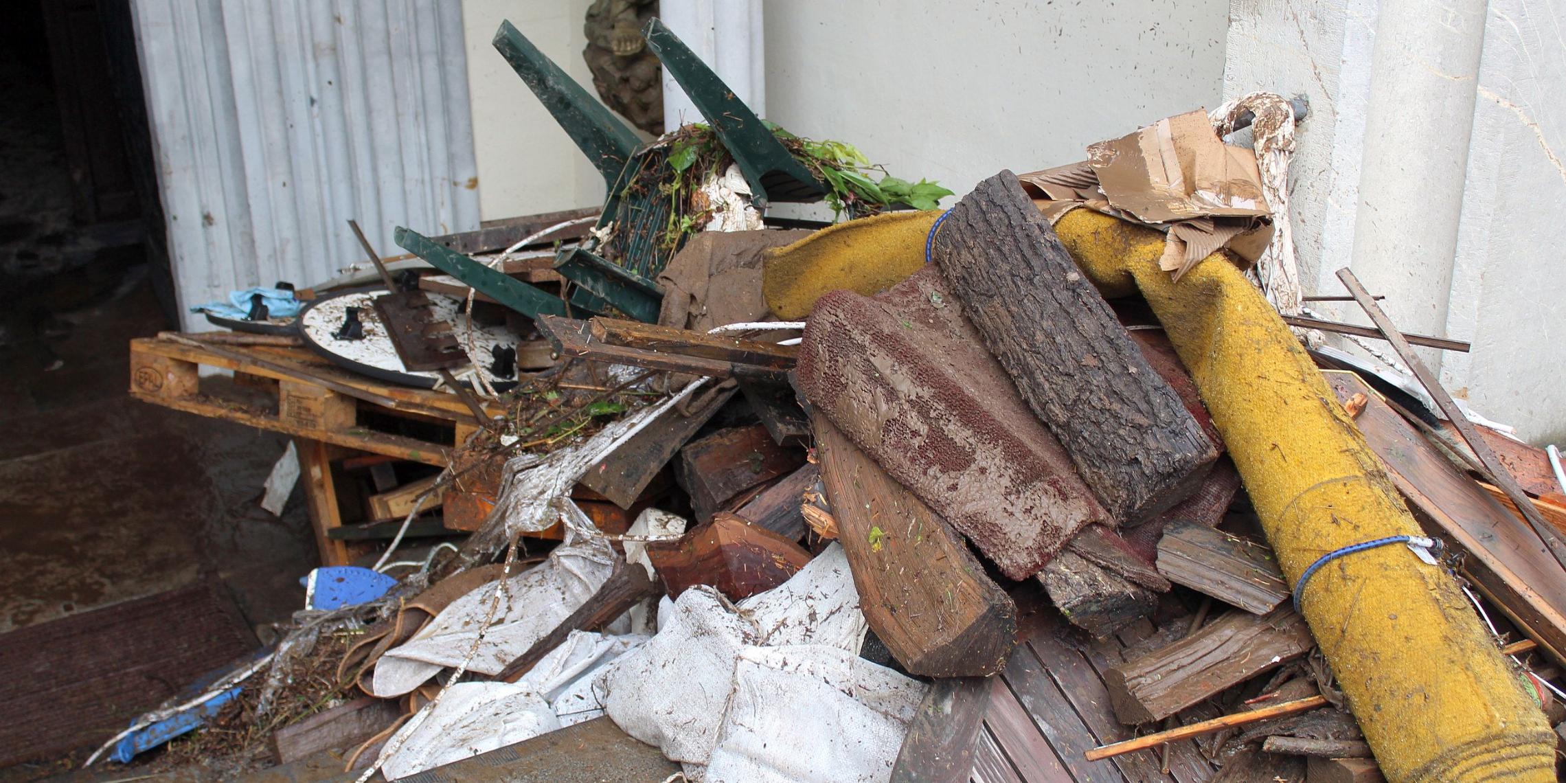 Hochwasserschäden in Kornelimünster