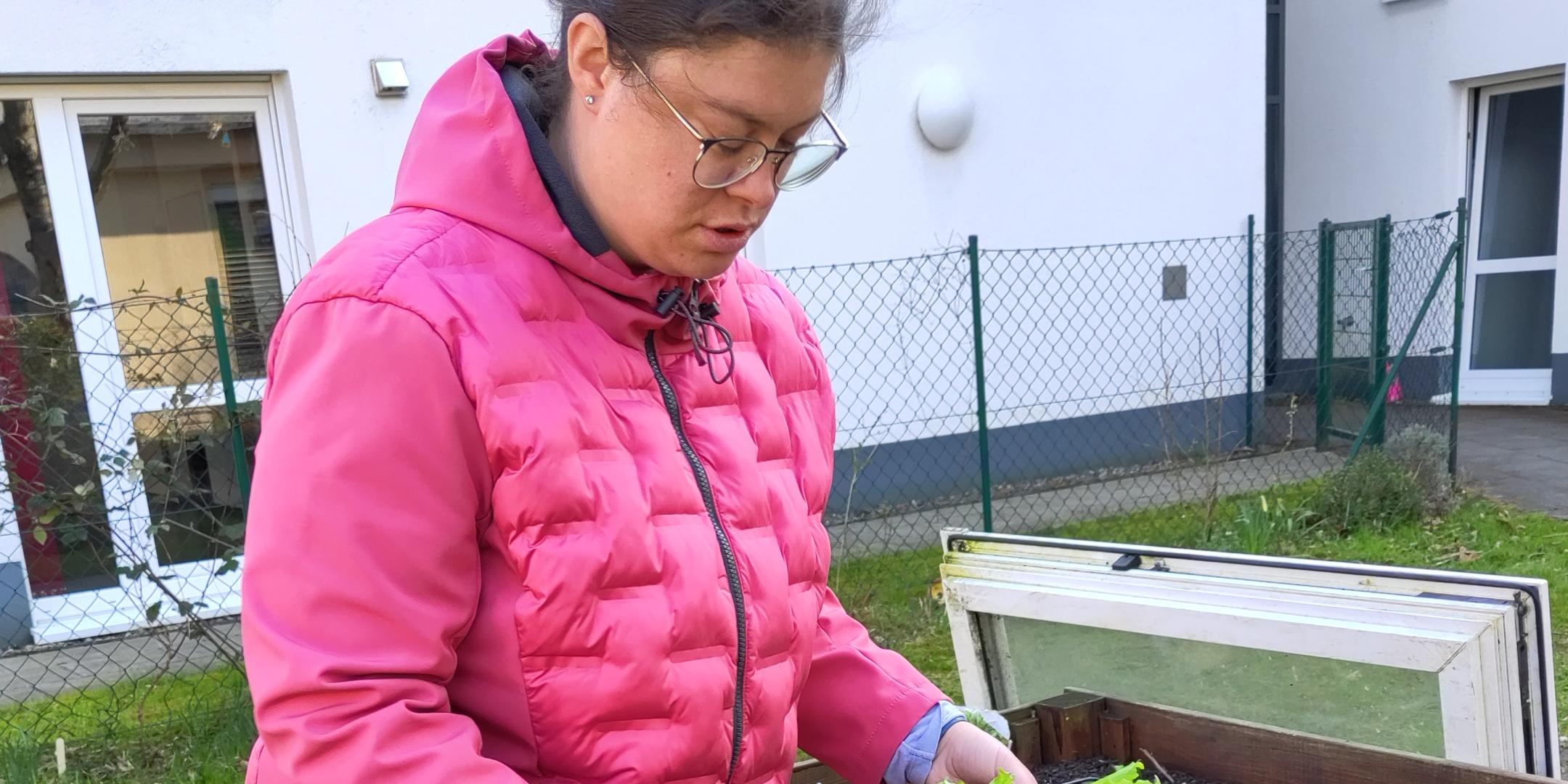 Das BEWO-Garten- und Imker-Projekt ermöglicht Menschen mit körperlichen und kognitiven Einschränkungen, in der Natur zu arbeiten.