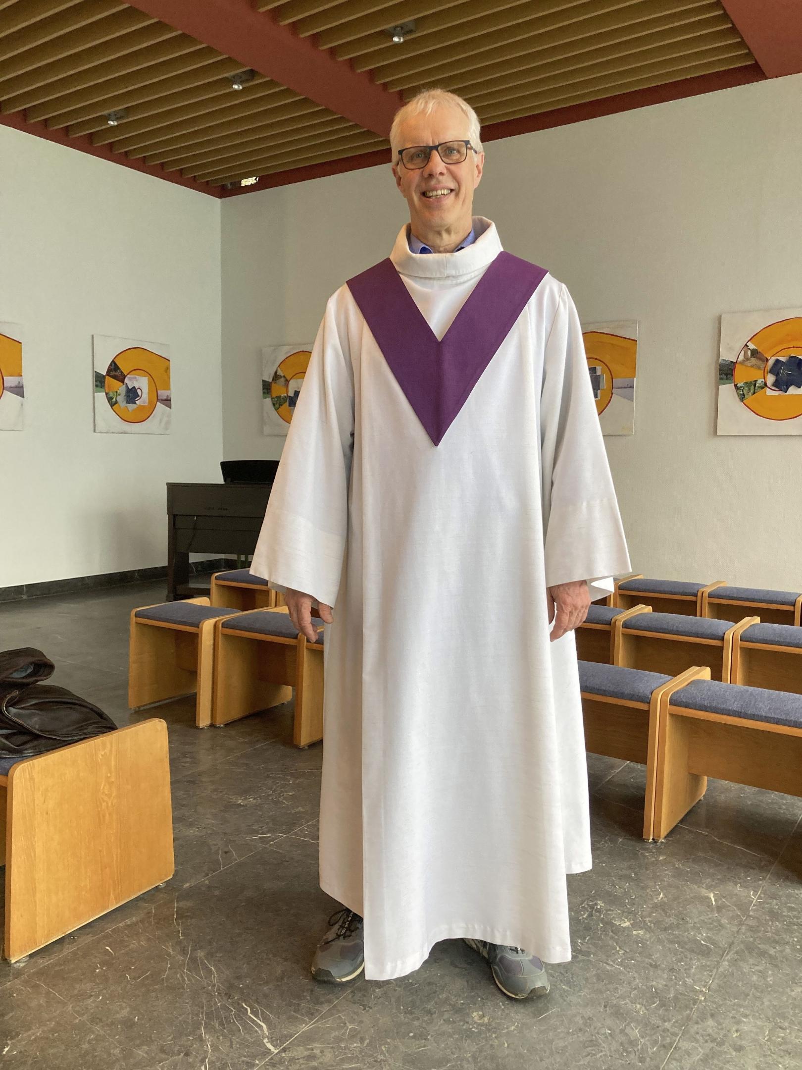 Holger Klingebiel ist ehrenamtlich im Begräbnisdienst in Eschweiler tätig. (c) Holger Klingebiel