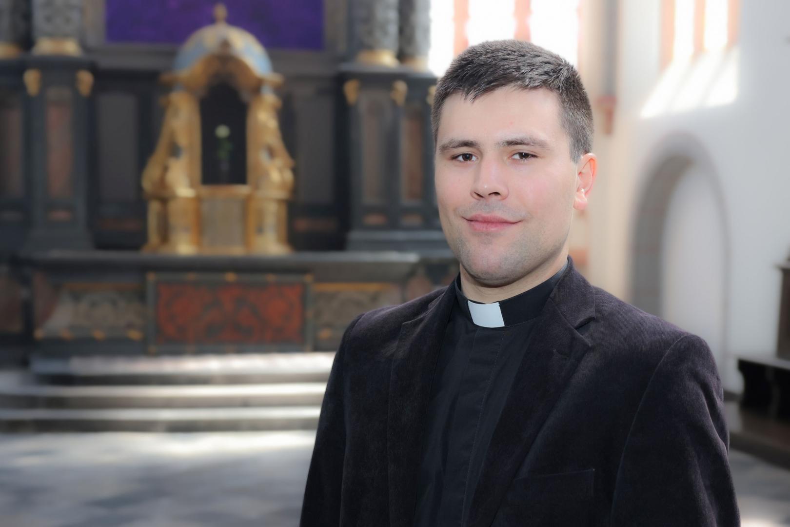 Philipp Fiala wird am 1. Oktober in Rom zum Priester geweiht. (c) Bistum Aachen/Andreas Steindl