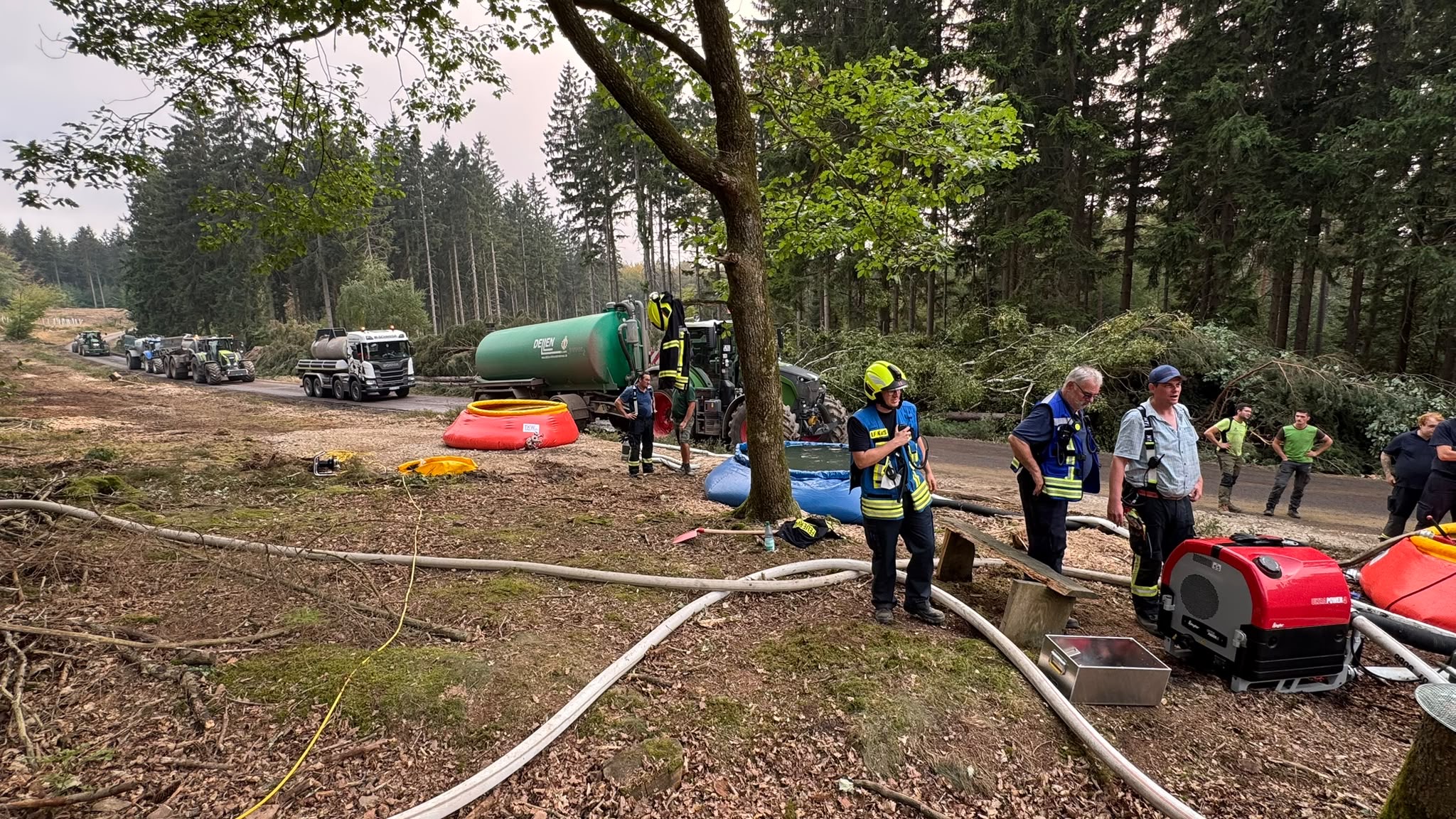 Brand im Hürtgenwald