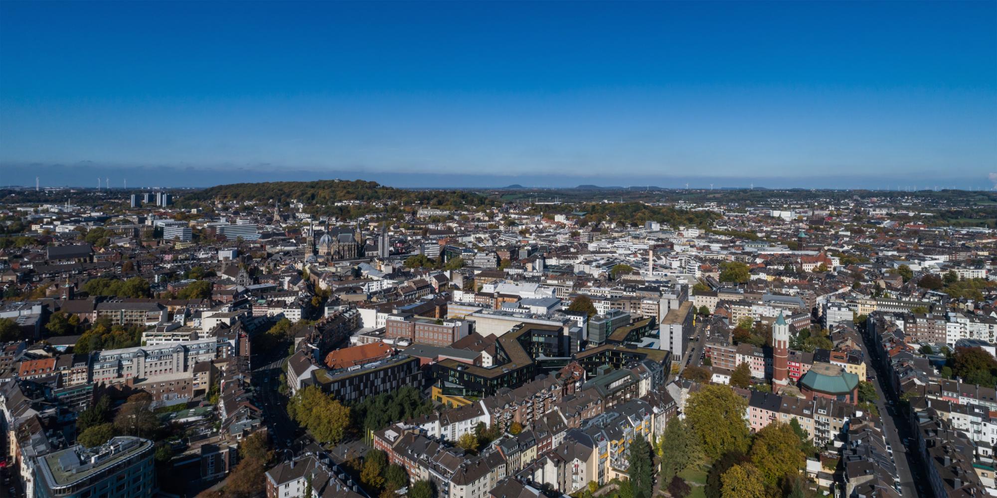 Luftbild von Aachen