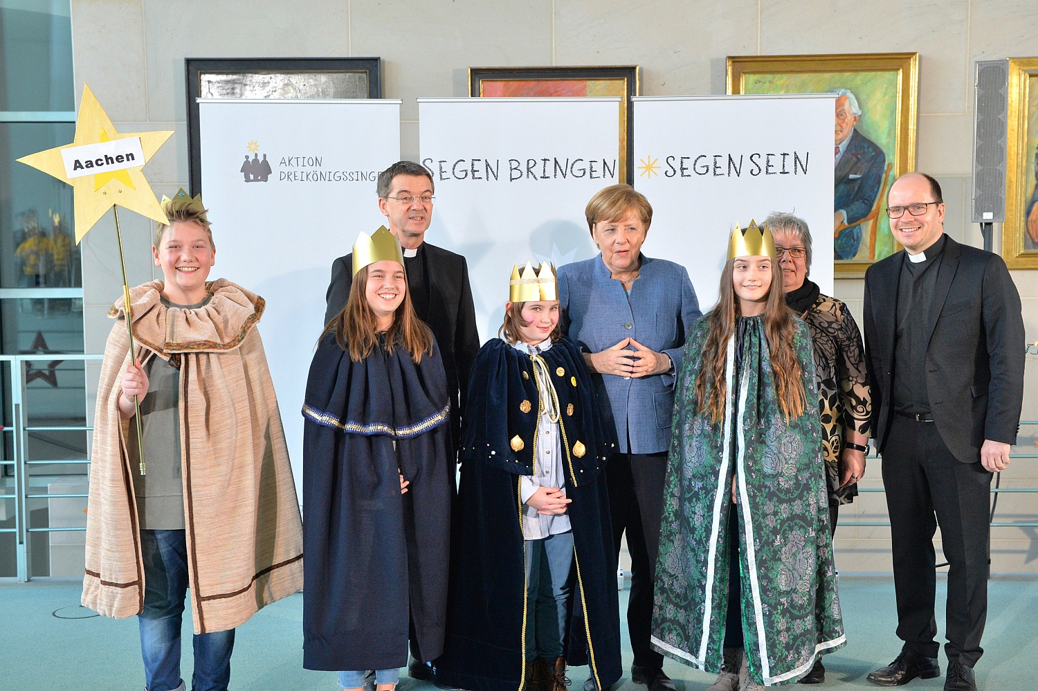 Aachener Gruppe Bundeskanzleramt 2018 (c) Ralf Adloff / Kindermissionswerk