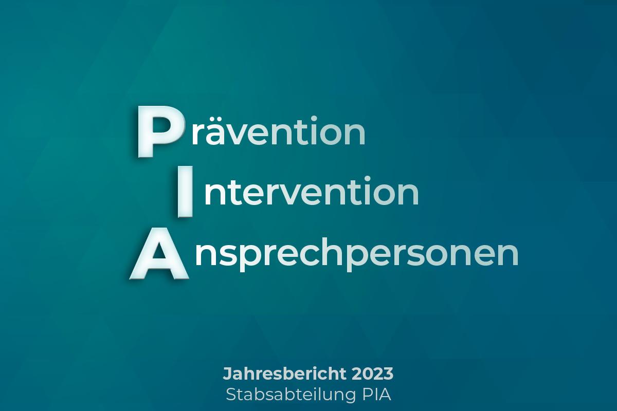 Der Jahresbericht der PIA 2024