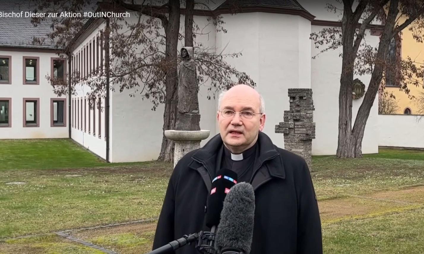 Bischof Dieser zur Aktion #OutINChurch