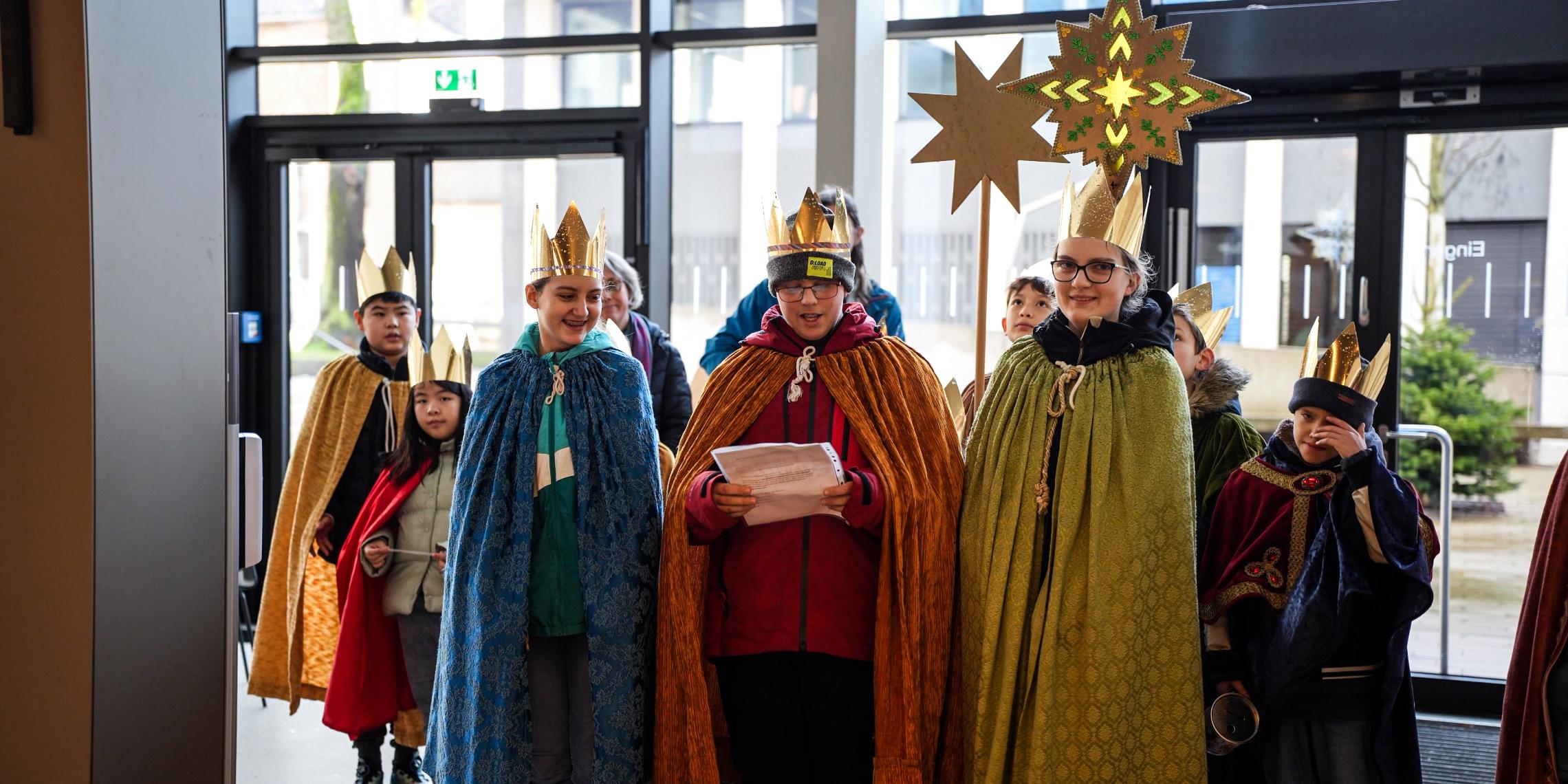 Besuch der Sternsinger im Bischöflichen Generalvikariat Aachen