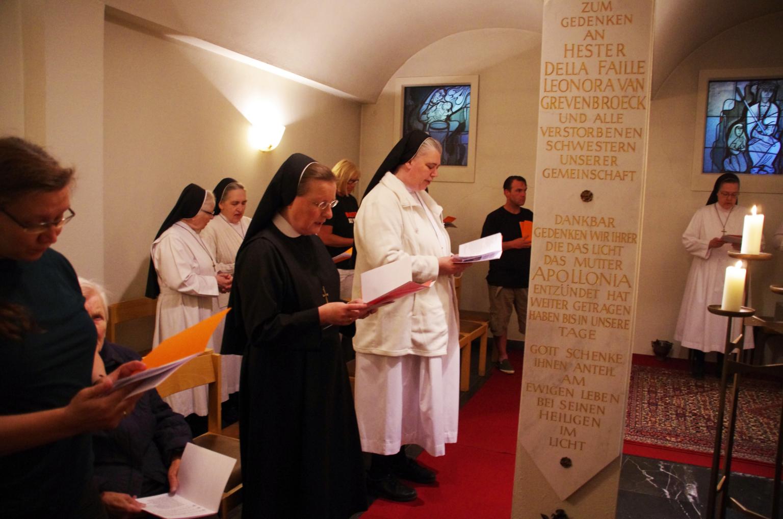Gebet in der Krypta (c) Schwester M. Johanna - Schwestern der hl. Elisabeth
