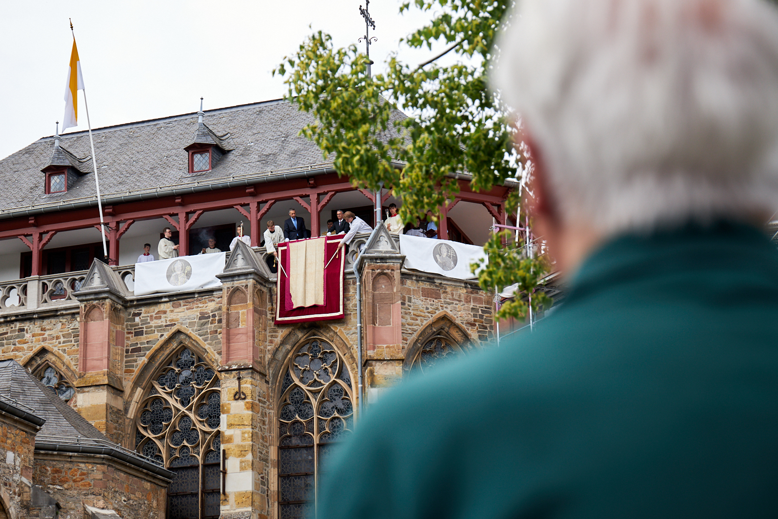 Pilgergottesdienst auf dem Katschhof (c) Propstei St. Kornelius / Th. Kohlhaas