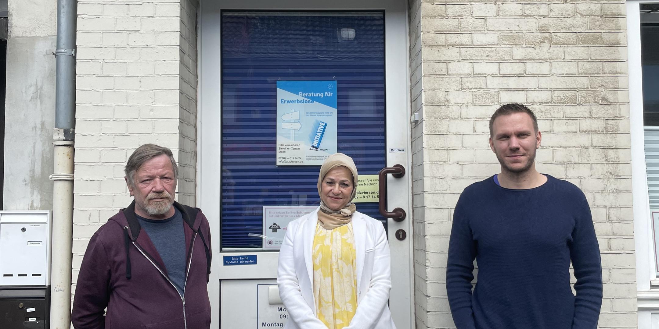 Das Team des ALZ: Armin Grabitz, Nimet Said und Julian Kroll bieten vielfältige Hilfen an (v.l.).