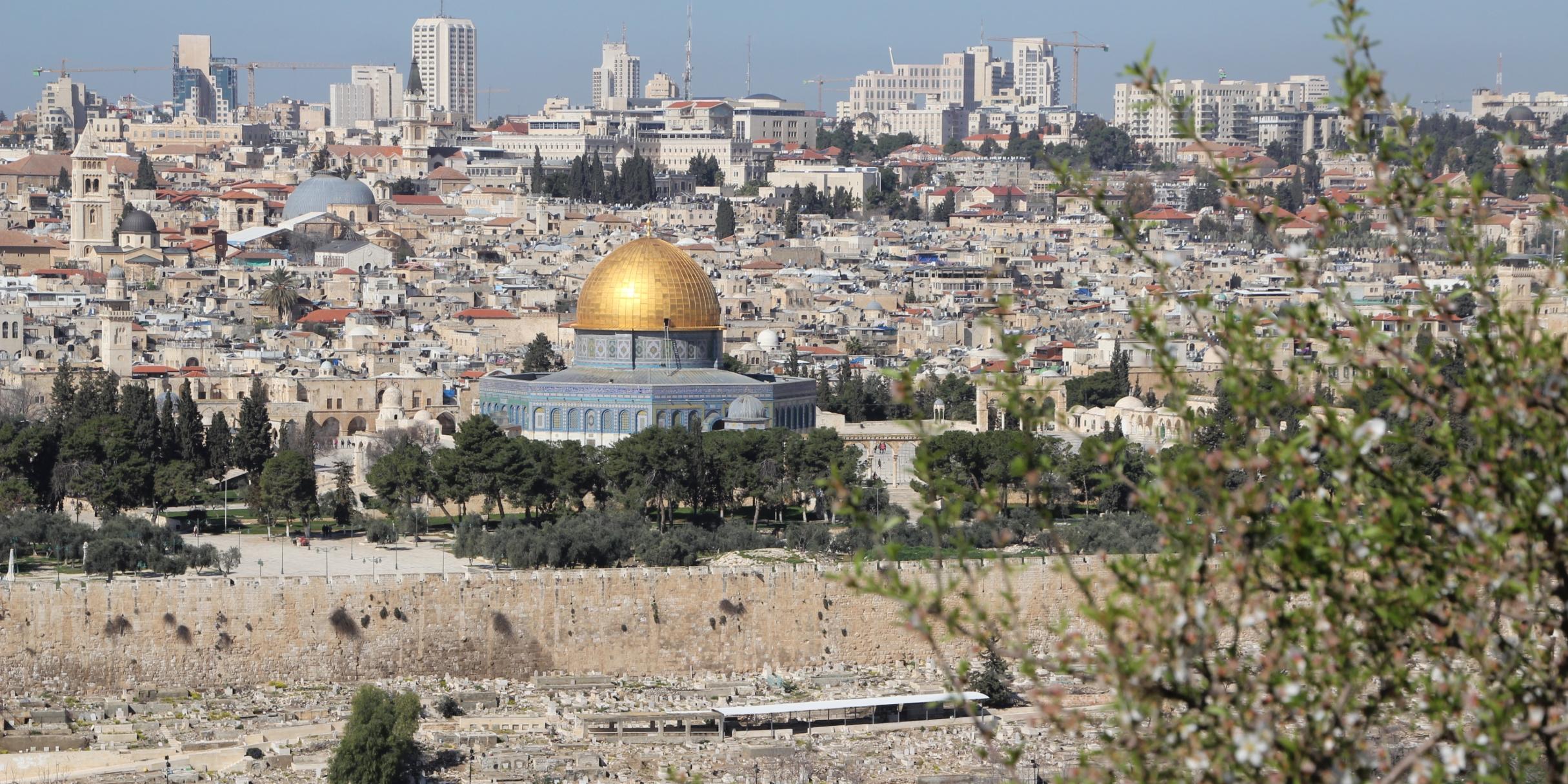 Blick auf Jerusalem