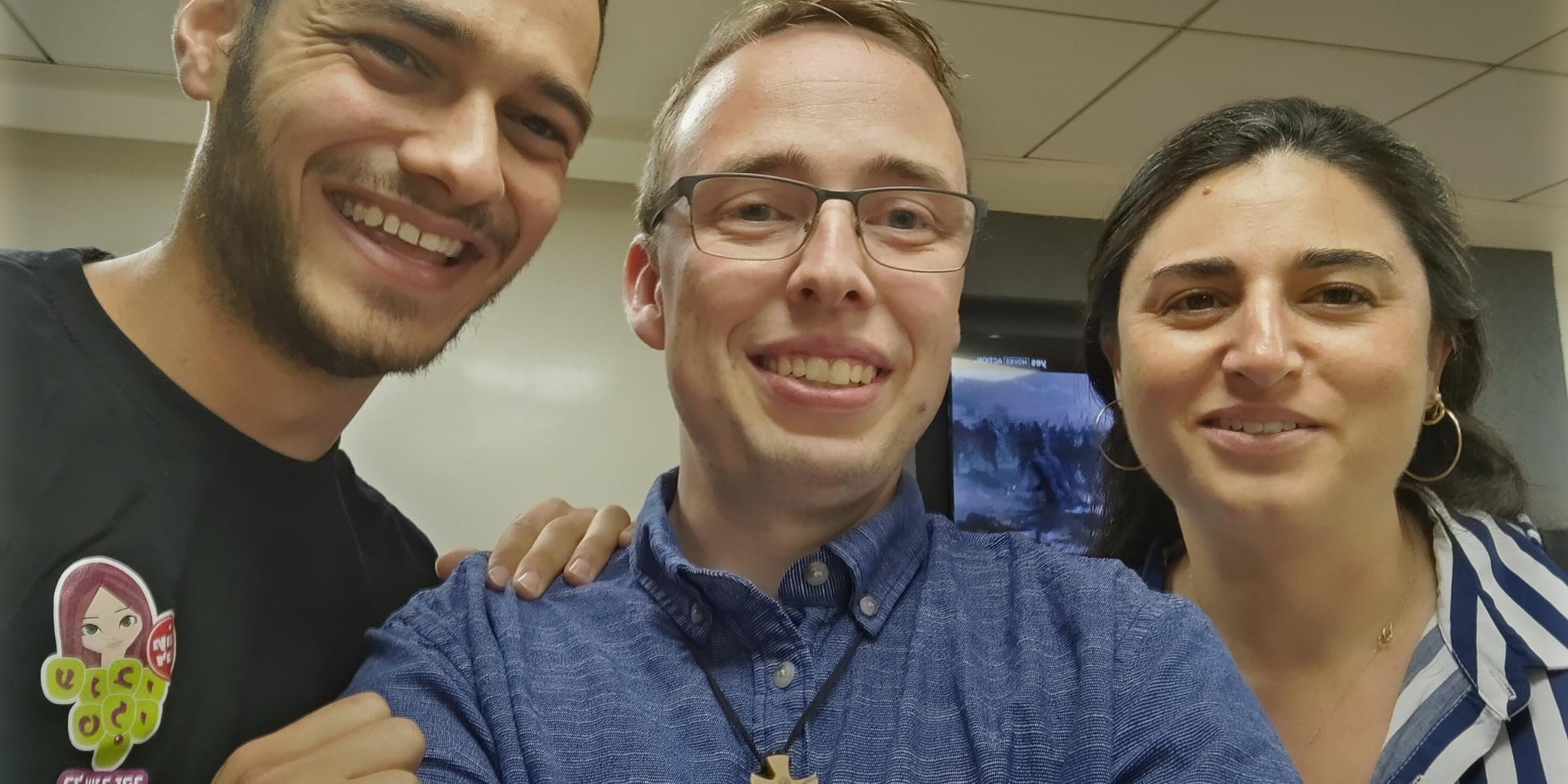 Felix Eicke trifft seine Kolleginnen und Kollegen in Jerusalem