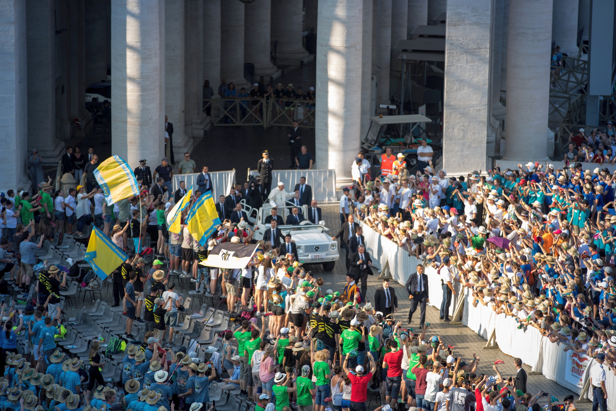 Ministrantenwallfahrt 2018 5 - Papst Franziskus (c) Bistum Aachen / Jonas Diener