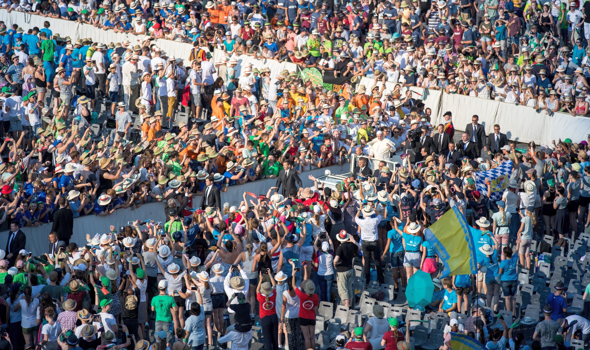 Ministrantenwallfahrt 2018 - Papst Franziskus 4 (c) Bistum Aachen / Jonas Diener