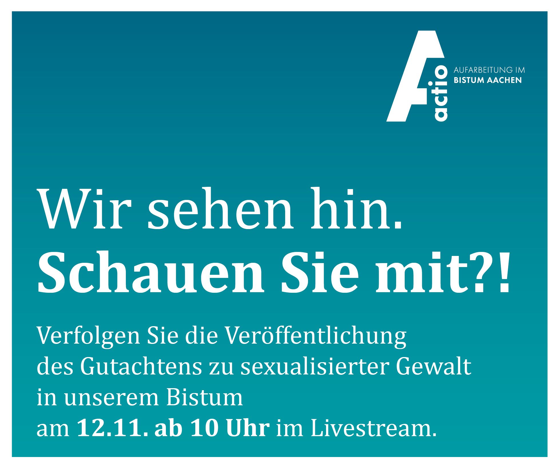 Missbrauchsstudie - Nachricht (c) Bistum Aachen