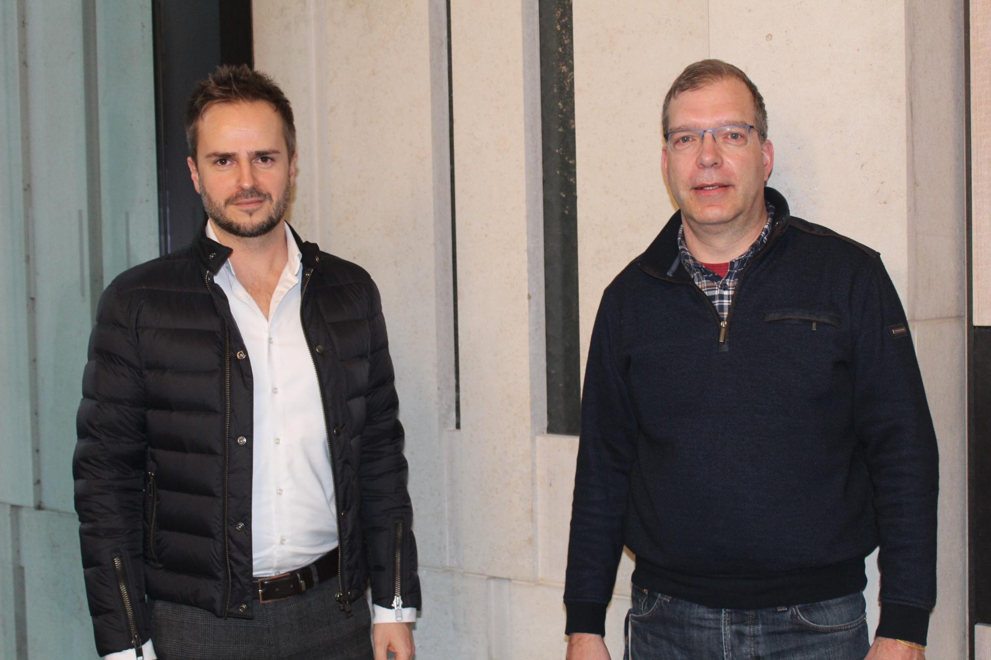 Andreas Schreib (li.) und Thorsten Aymanns