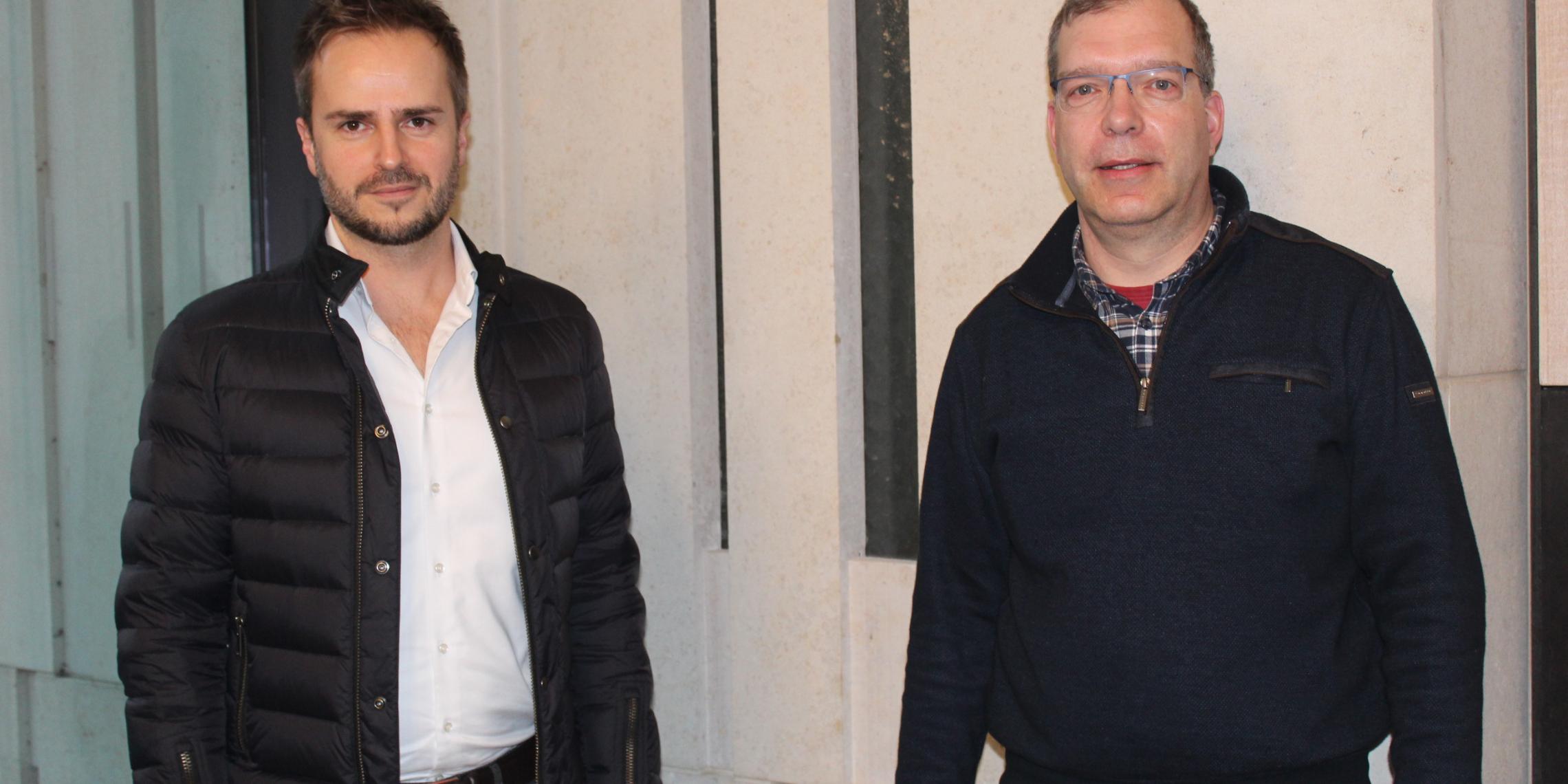 Andreas Schreib (li.) und Thorsten Aymanns