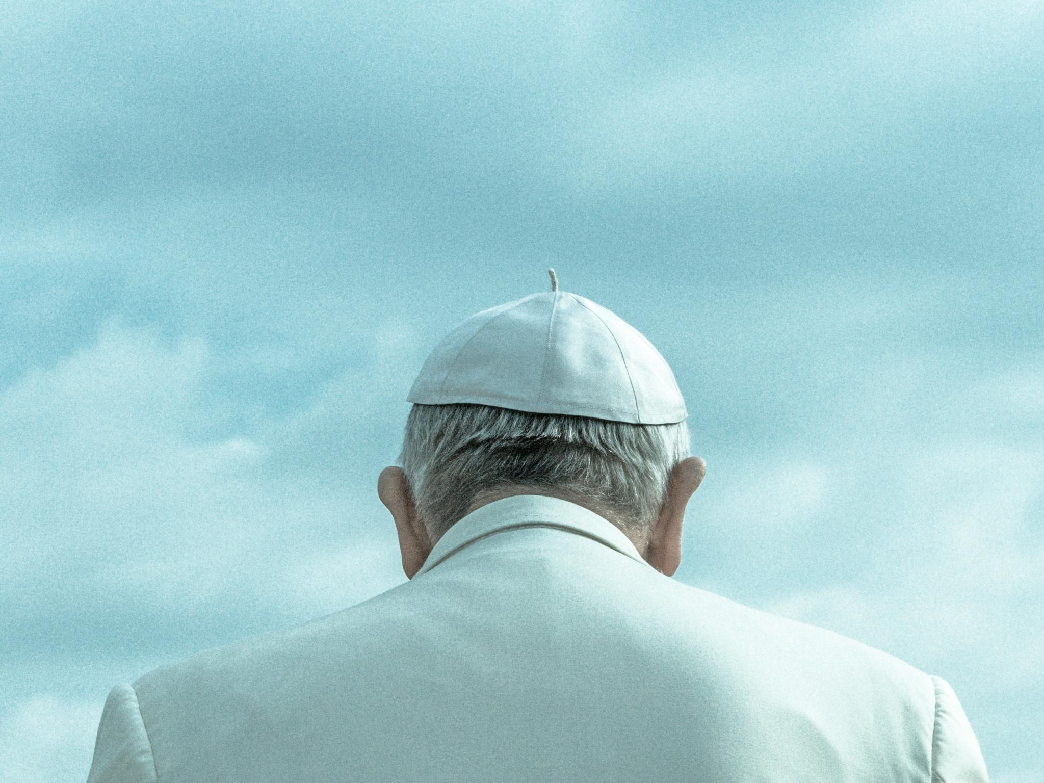 Papst von hinten