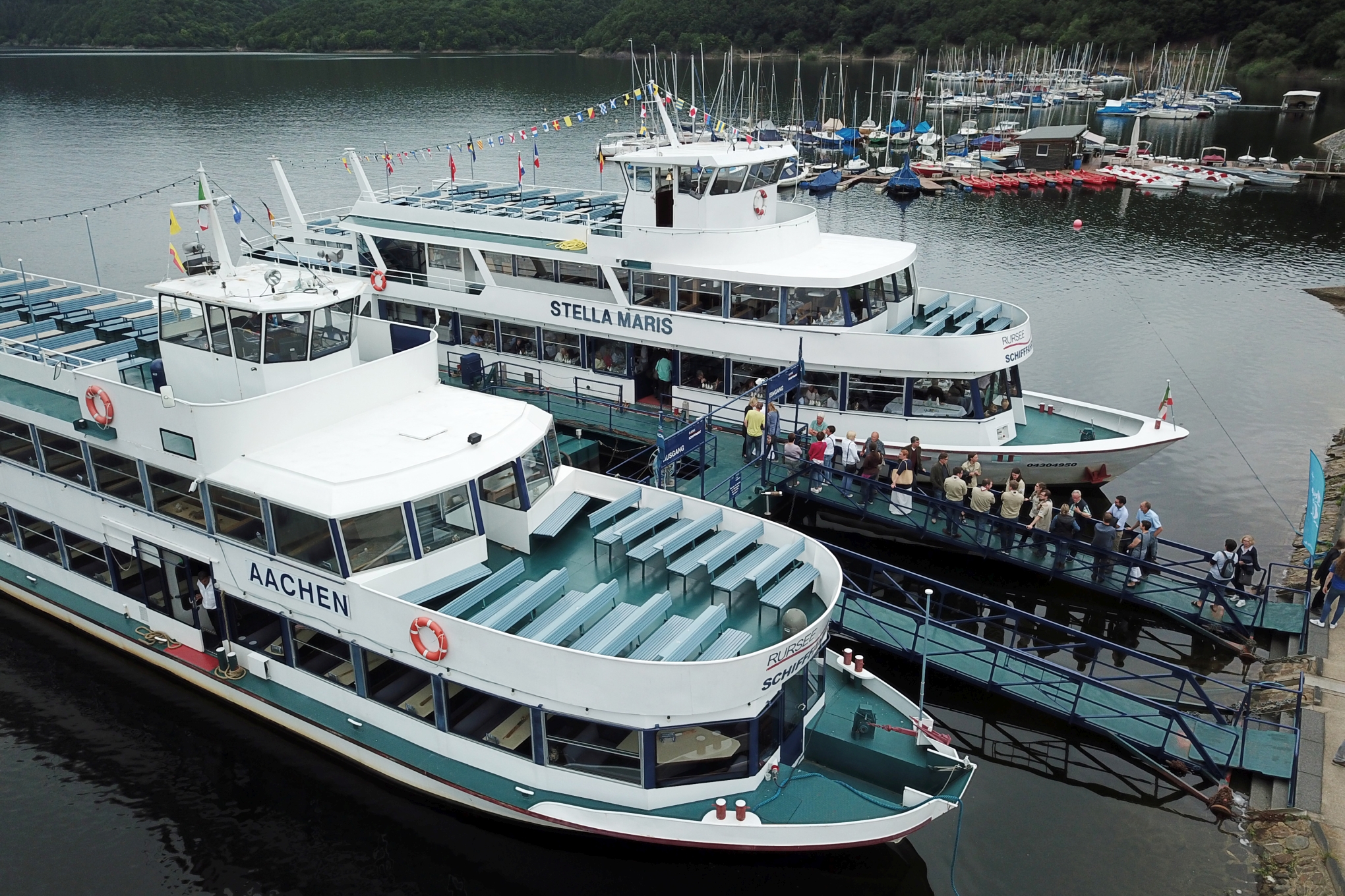 meet and eat auf dem Rursee