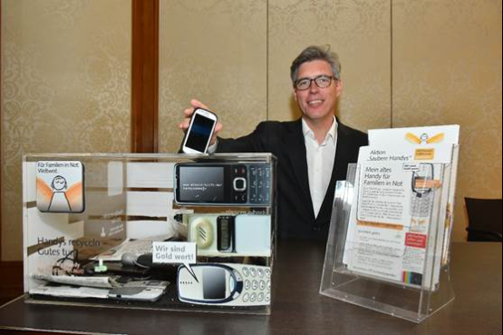 Recycling: Aufruf zur Handy-Spendenaktion von Oberbürgermeister Marcel Philipp und missio
