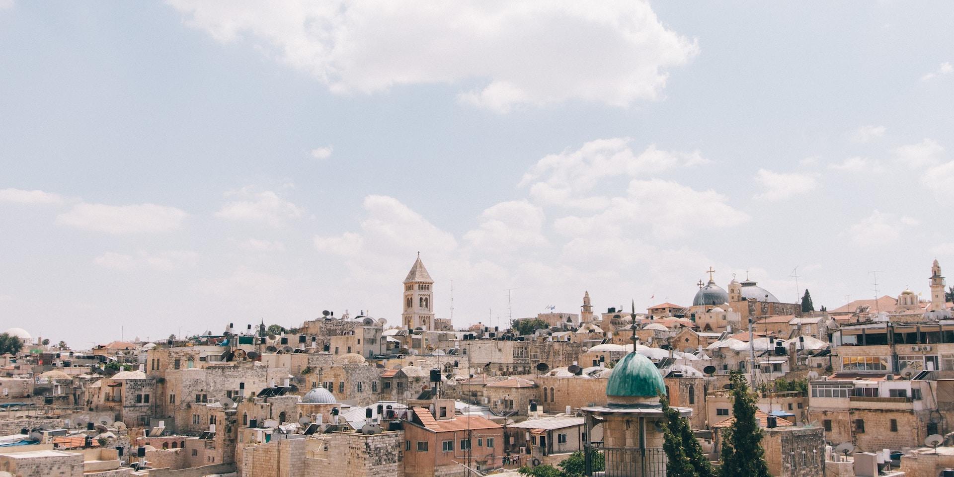 Blick auf die Stadt Jerusalem