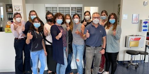 Es ist alles vorbereitet: das Team der Onkologischen Ambulanz um PD Dr. Peter Staib hat am vergangenen Montag wieder mit der therapeutischen Versorgung begonnen.