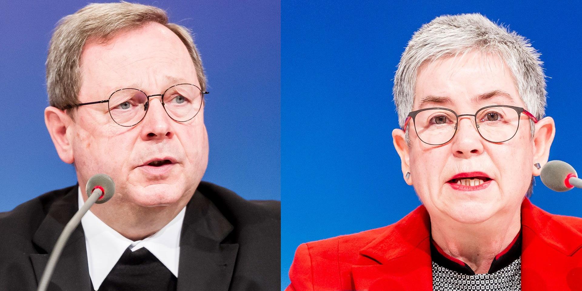 Bischof Dr. Georg Bätzing und Dr. Irme Stetter-Karp