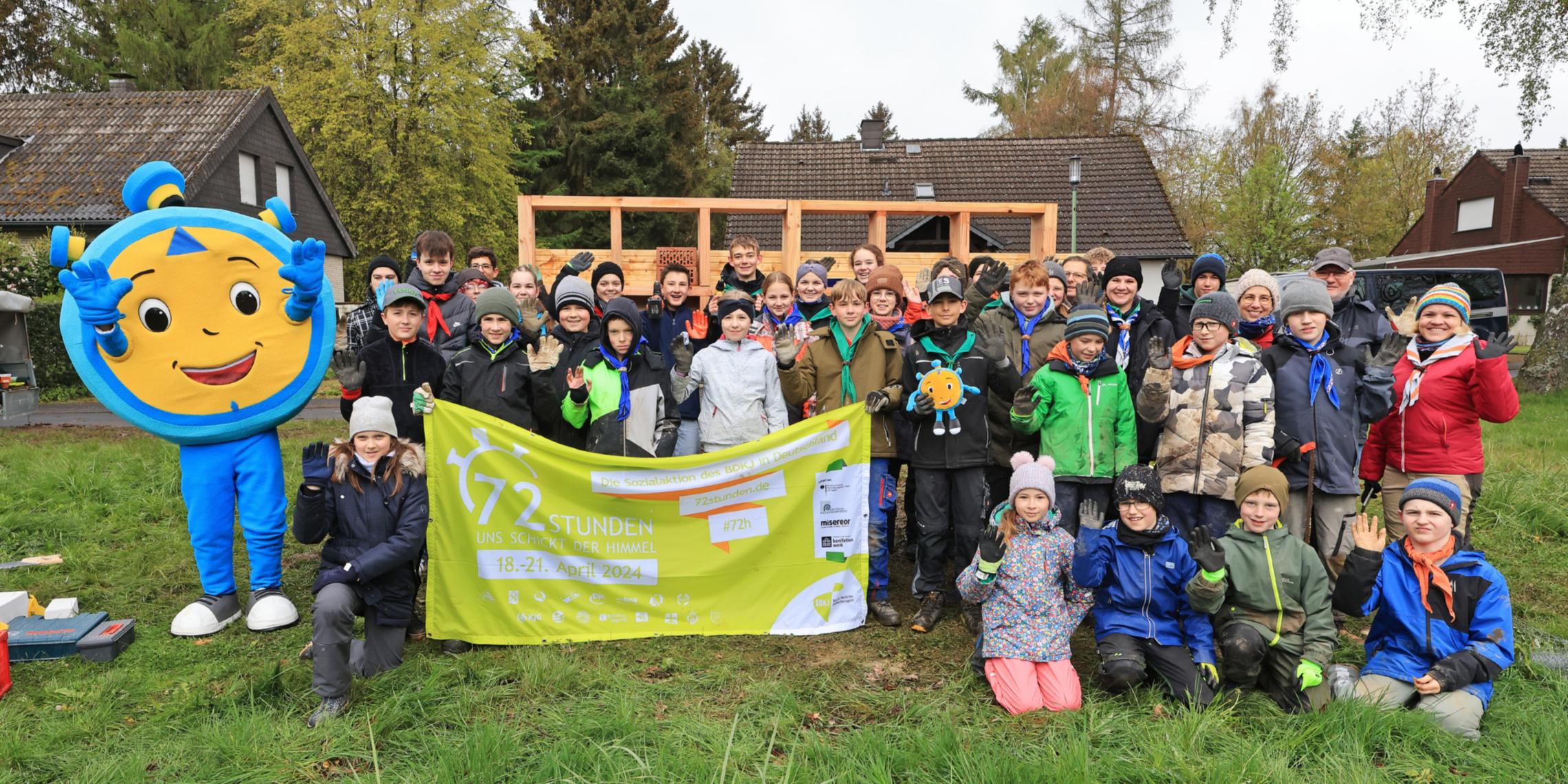 Auch in Vossenack haben sich Kinder und Jugendliche an der 72-Stunden-Aktion beteiligt.