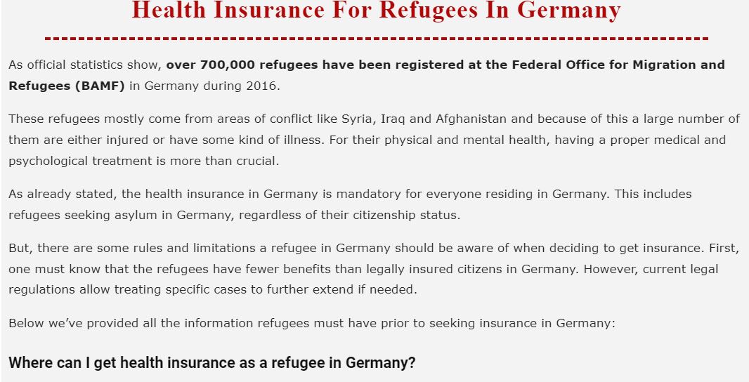 Health Insurance (c) https://www.studying-in-germany.org/health-insurance-germany-guide/#health-insurance-for-refugees-in-germany