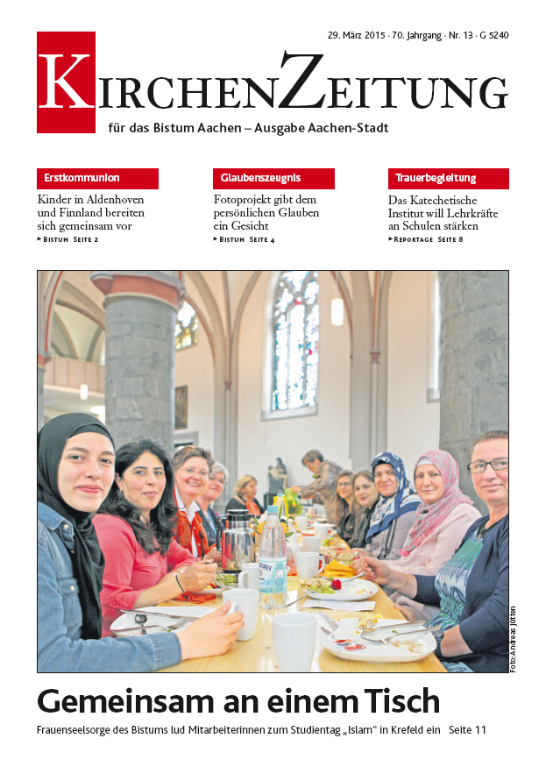 KirchenZeitung 13/2015 - Titelblatt (c) KirchenZeitung / Andreas Jütten