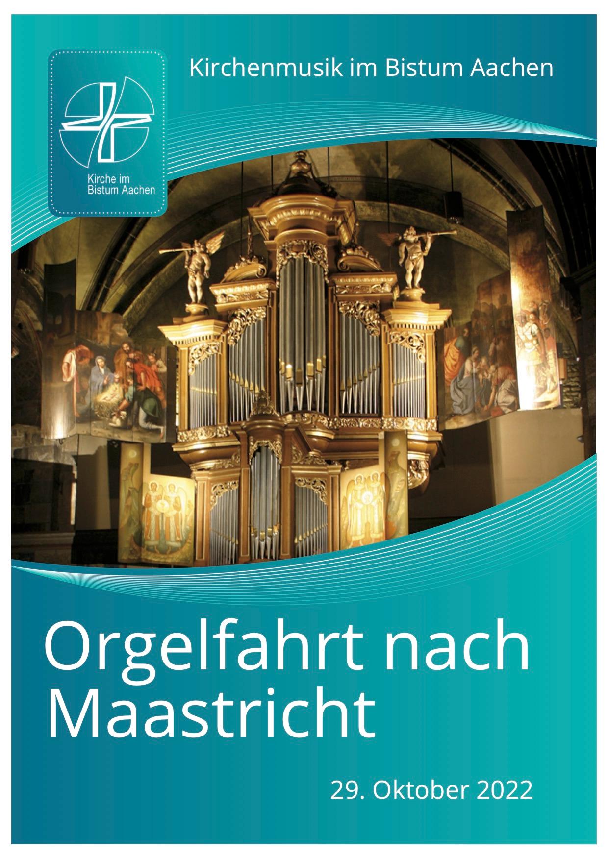 Flyer Orgelfahrt Maastricht 2022 10 29 - Titelseite