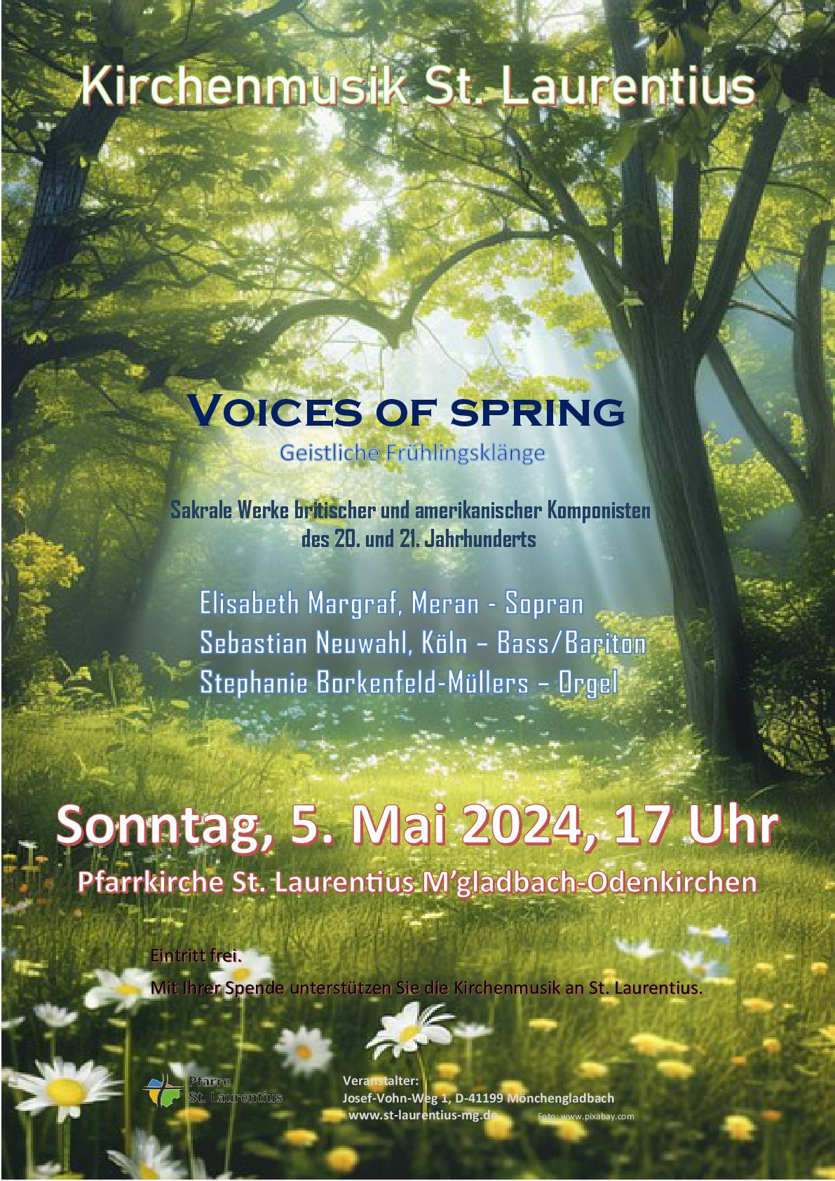 Voices of spring - Plakat-001 (c) pixabay