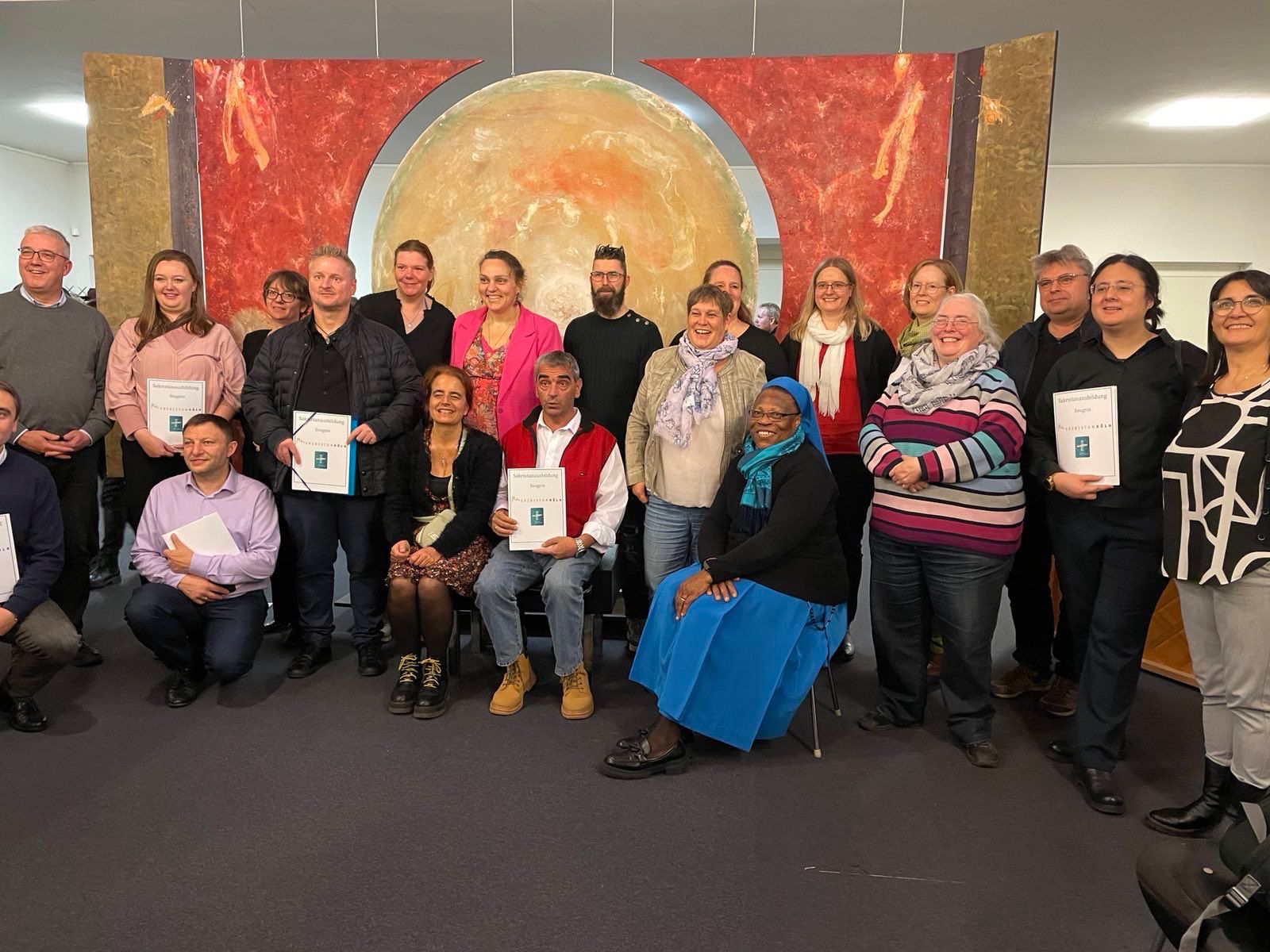 Absolventen des Aufbaukurses II 2024 (c) Sakristane im Bistum Aachen
