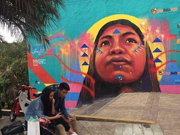 Graffiti-Kunst in Kolumbien