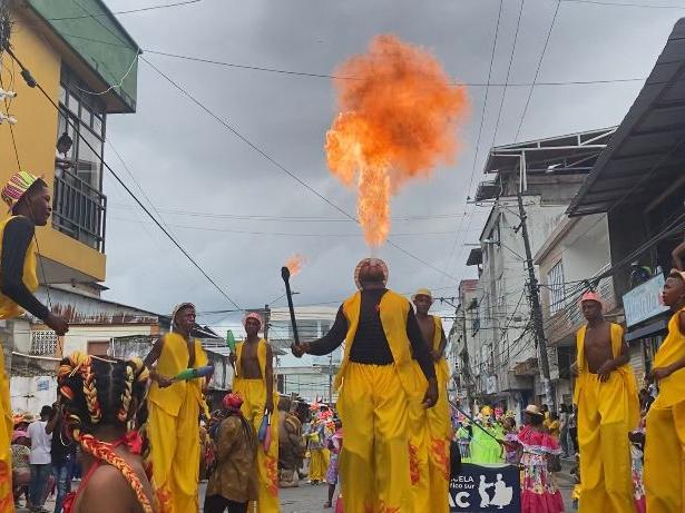 Karneval des Feuers in Tumaco