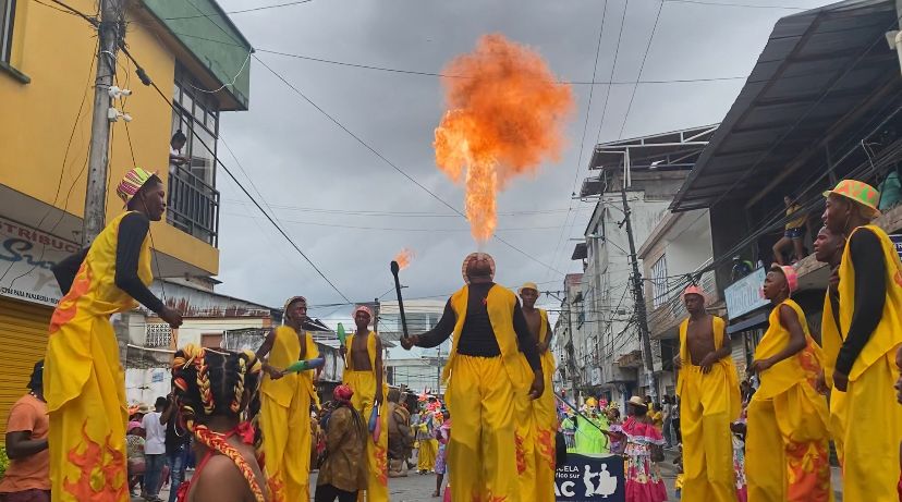 Karneval des Feuers in Tumaco