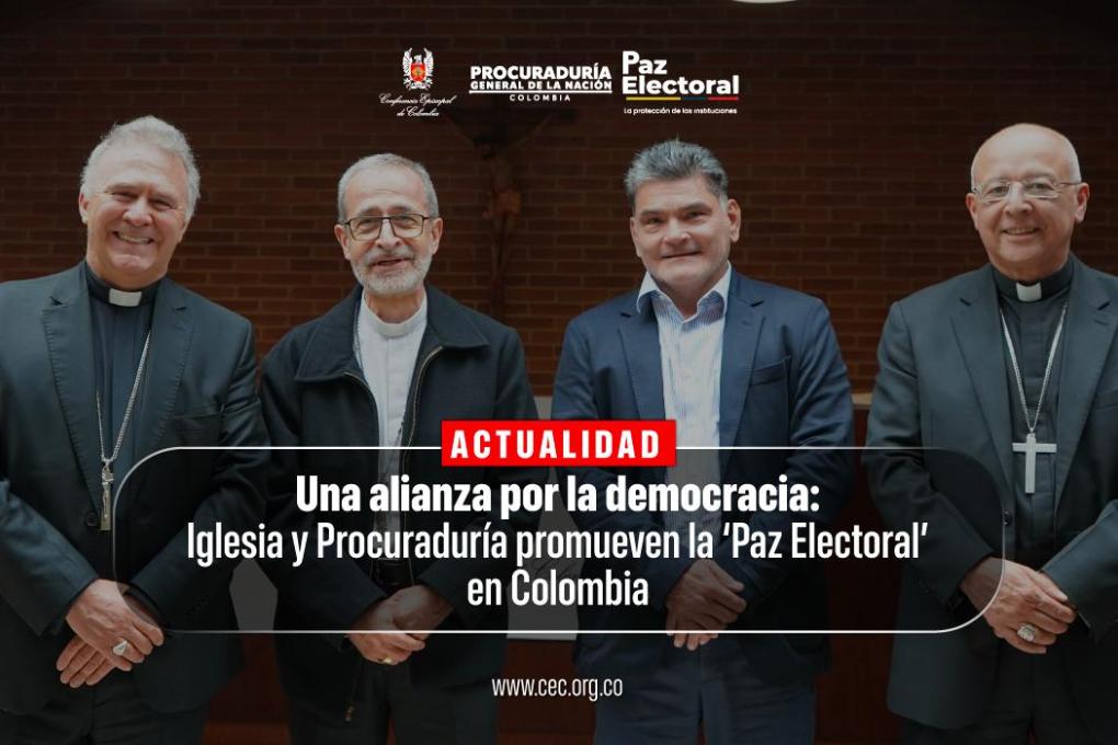 Im Vorfeld des kolumbianischen Parlaments- und Präsidentschafts-Wahlkampfs hat die Kolumbianische Bischofskonferenz (CEC) der Strategie „Paz Electoral“ (Wahlfrieden) der Procuraduría General ihre Unterstützung zugesagt.