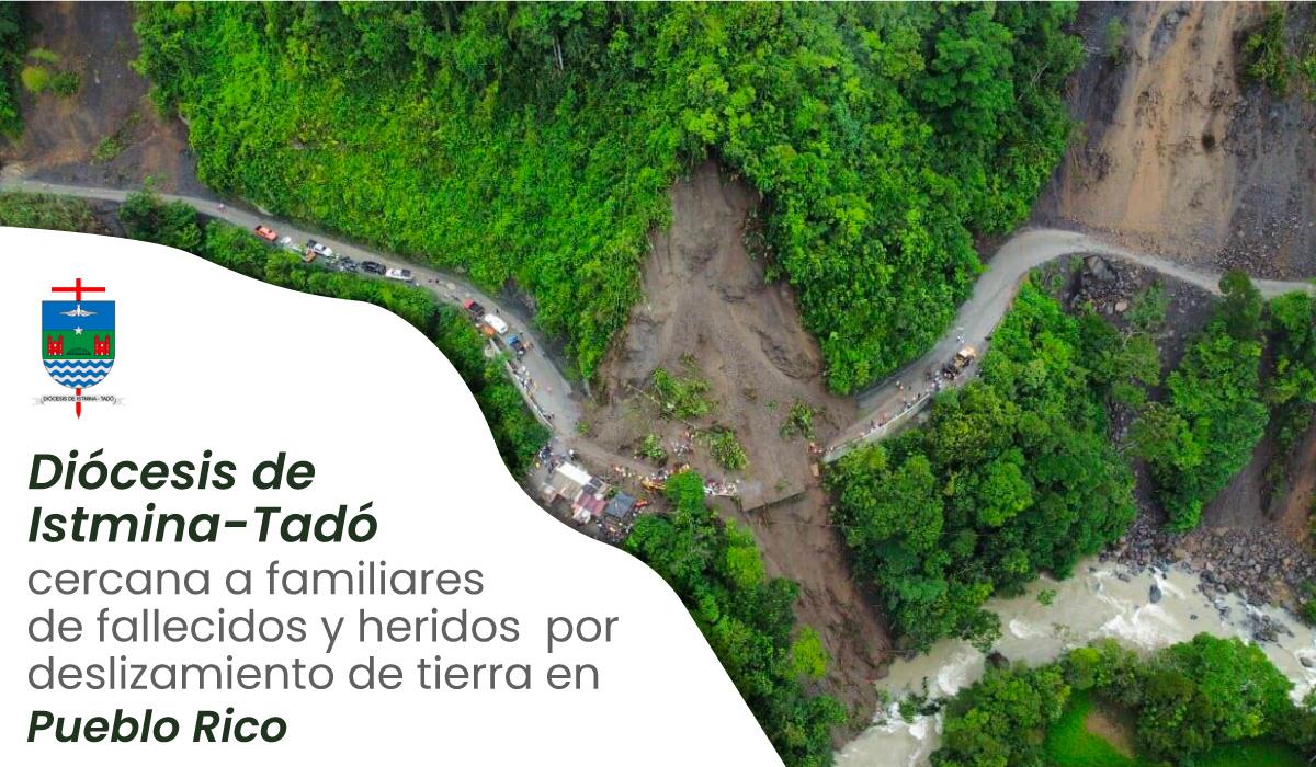 Bei einem Erdrutsch im Gebiet des Bistums Istmina-Tadó kamen 34 Menschen ums Leben. (c) CEC
