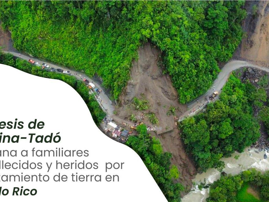 Bei einem Erdrutsch im Gebiet des Bistums Istmina-Tadó kamen 34 Menschen ums Leben.