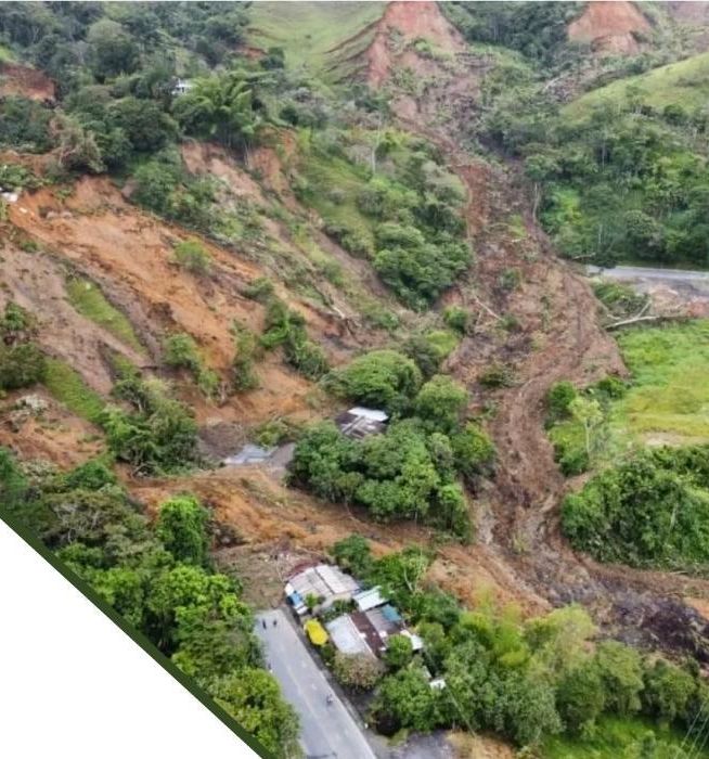 Erdrutsch im Departement Cauca