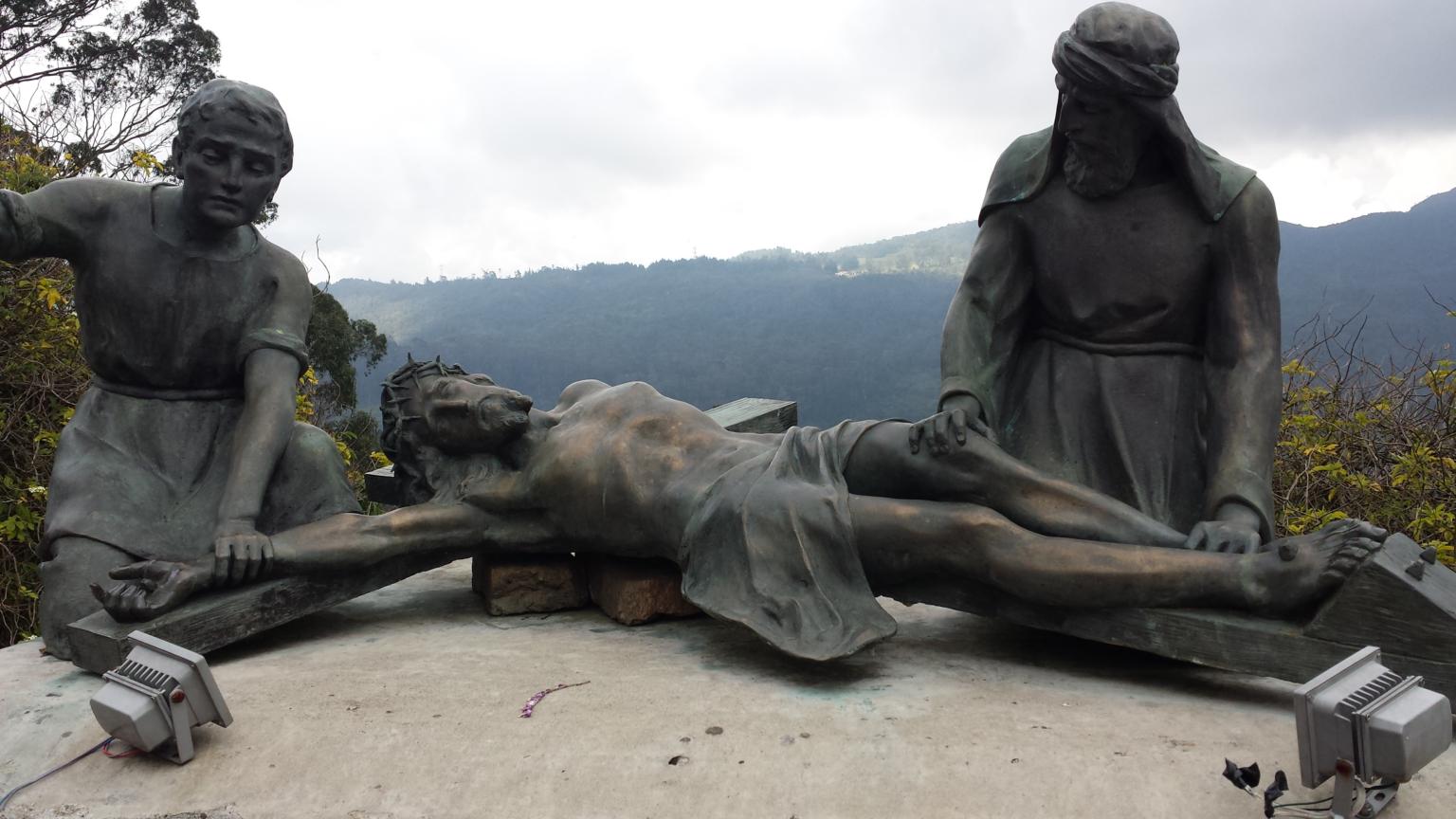 Kreuzigungsfigur auf dem Montserrate, Bogotá (c) privat