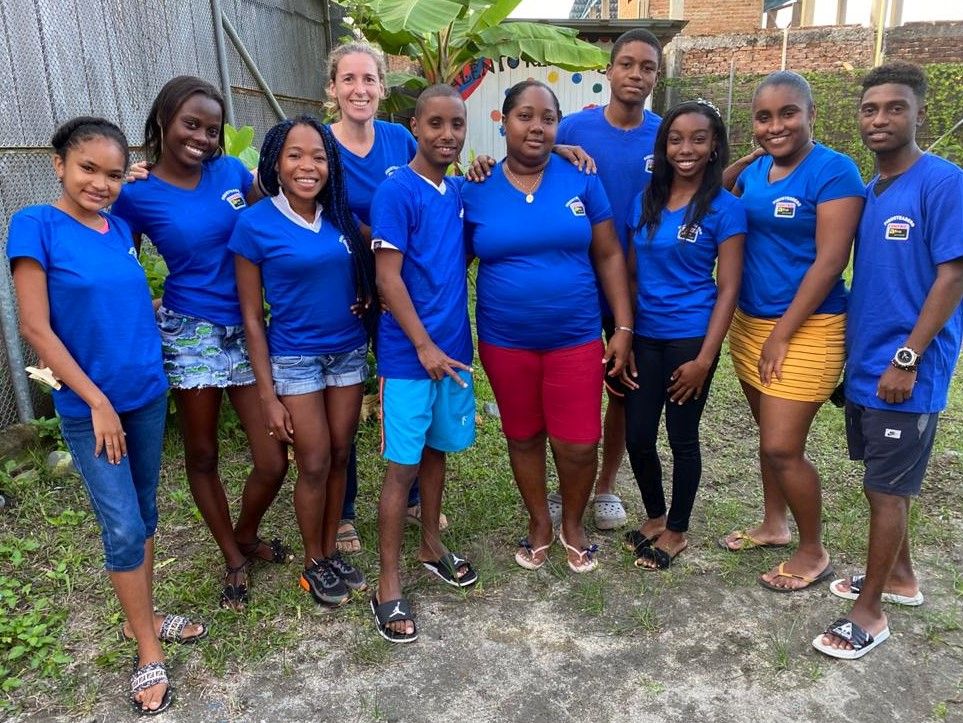 Team der JugendleiterInnen des Centro Afro