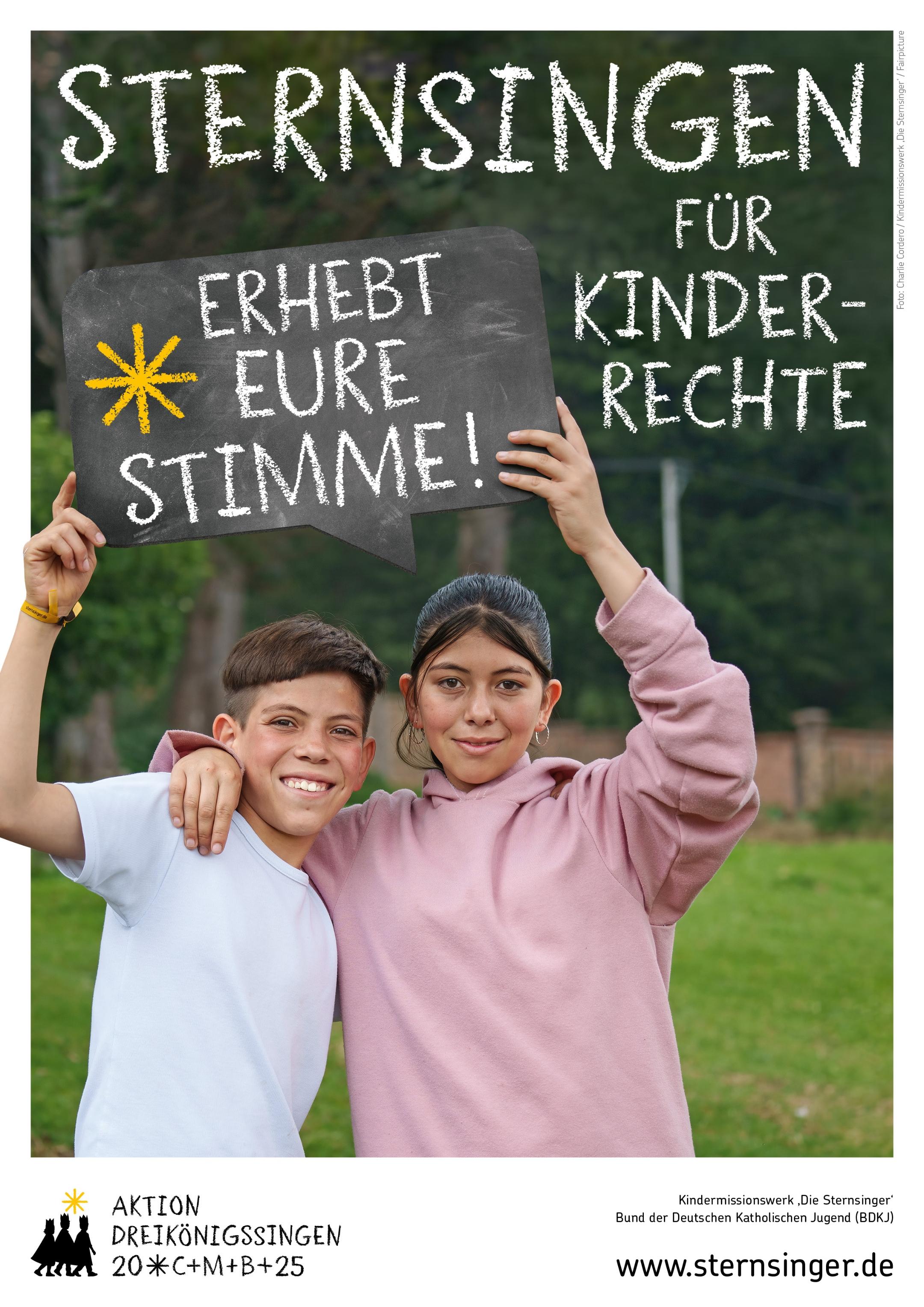 Aktionsplakat Aktion Dreikönigssingen 2025